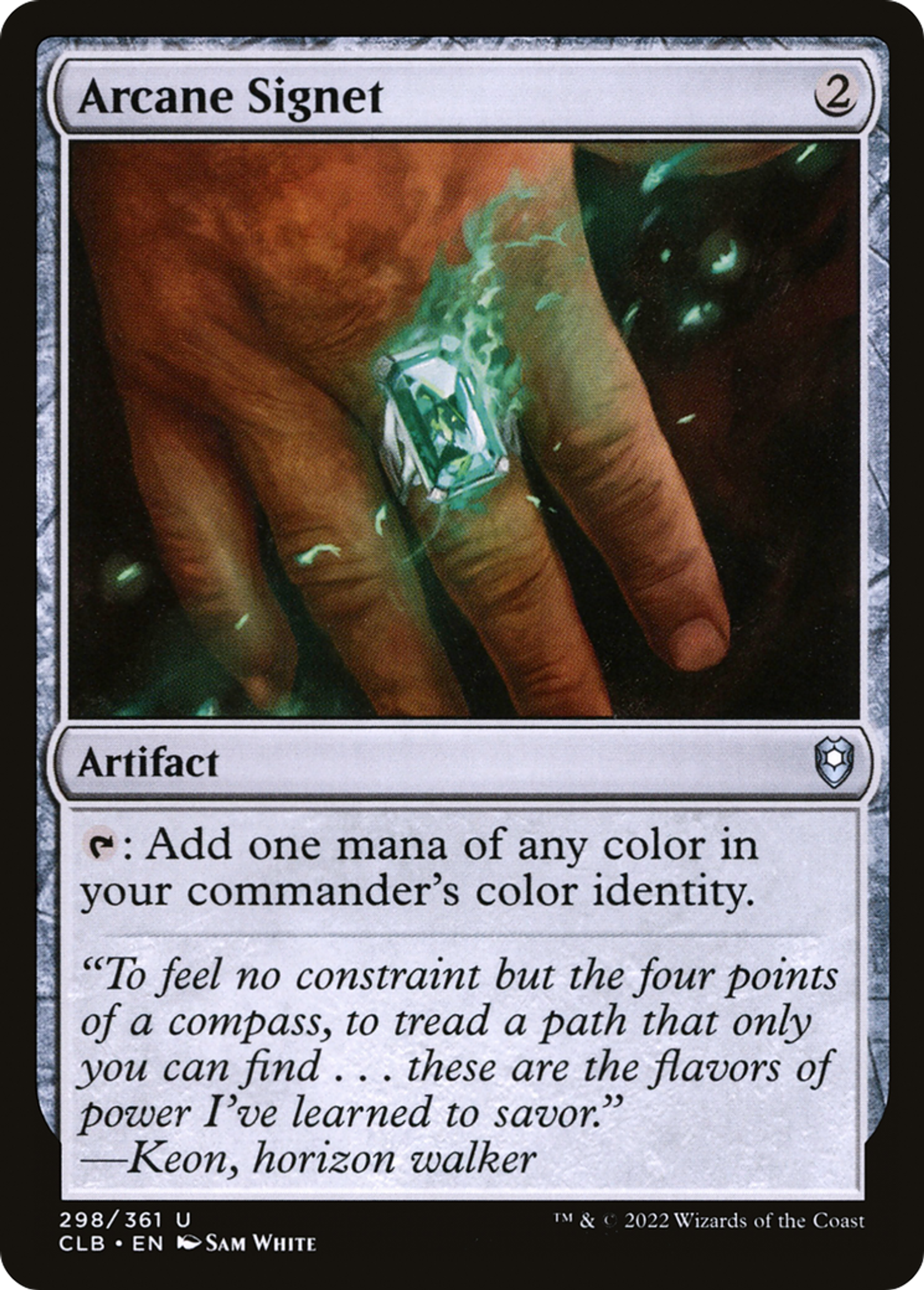 Arcane Signet — Commander Legends: Battle for Baldur's Gate — Magic: The Gathering