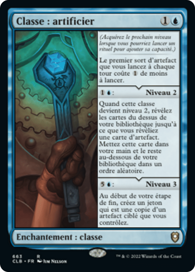 Classe : artificier — Commander Legends: Battle for Baldur's Gate — Magic: The Gathering