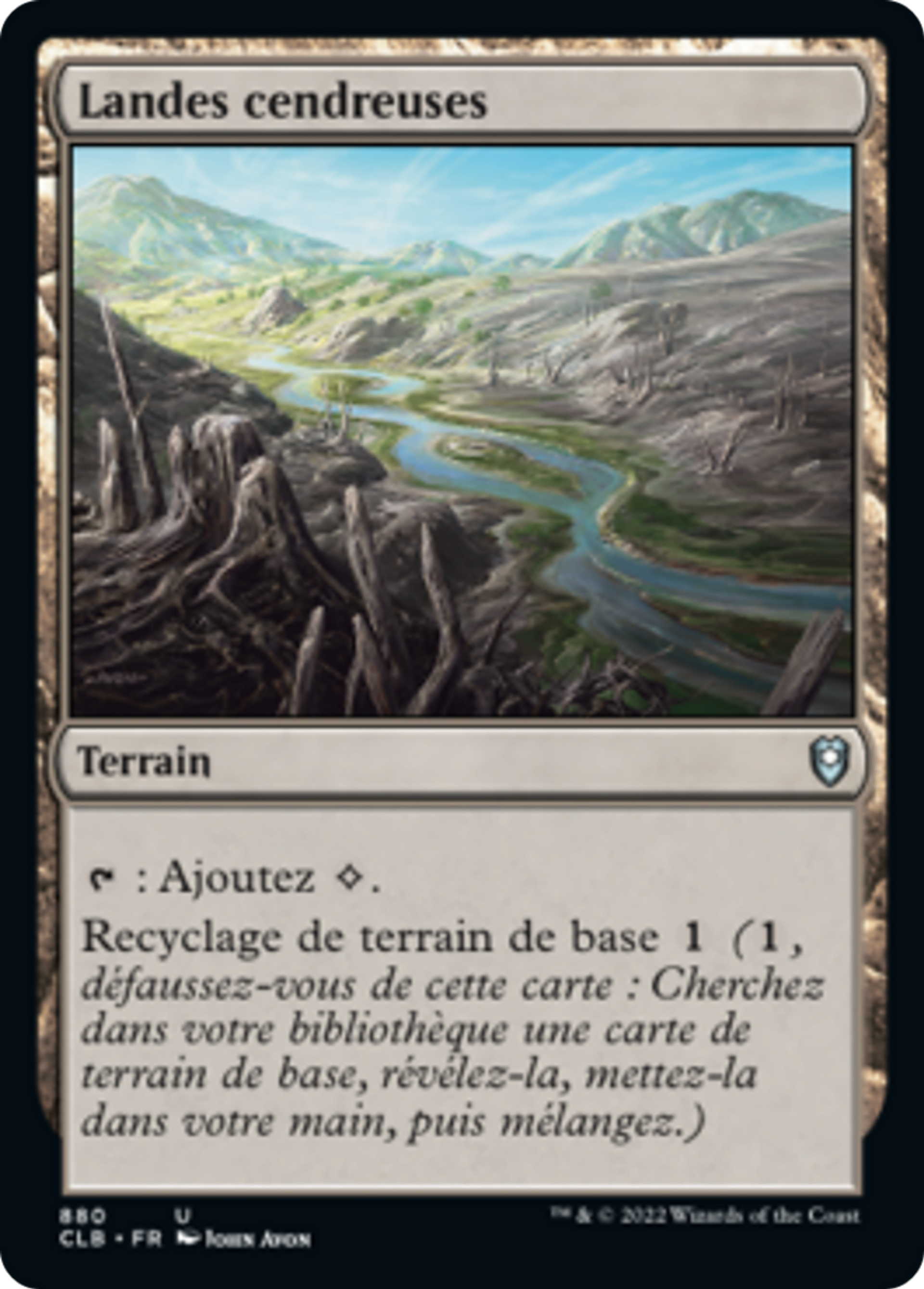 Landes cendreuses — Commander Legends: Battle for Baldur's Gate — Magic: The Gathering