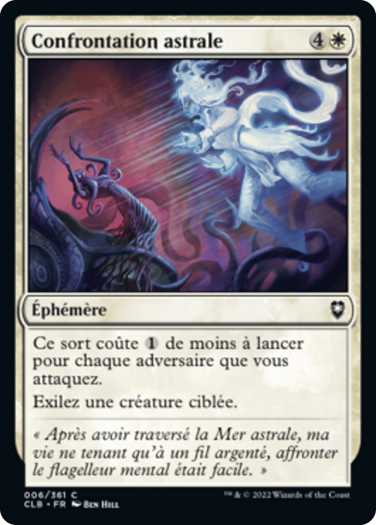 Confrontation astrale — Commander Legends: Battle for Baldur's Gate — Magic: The Gathering