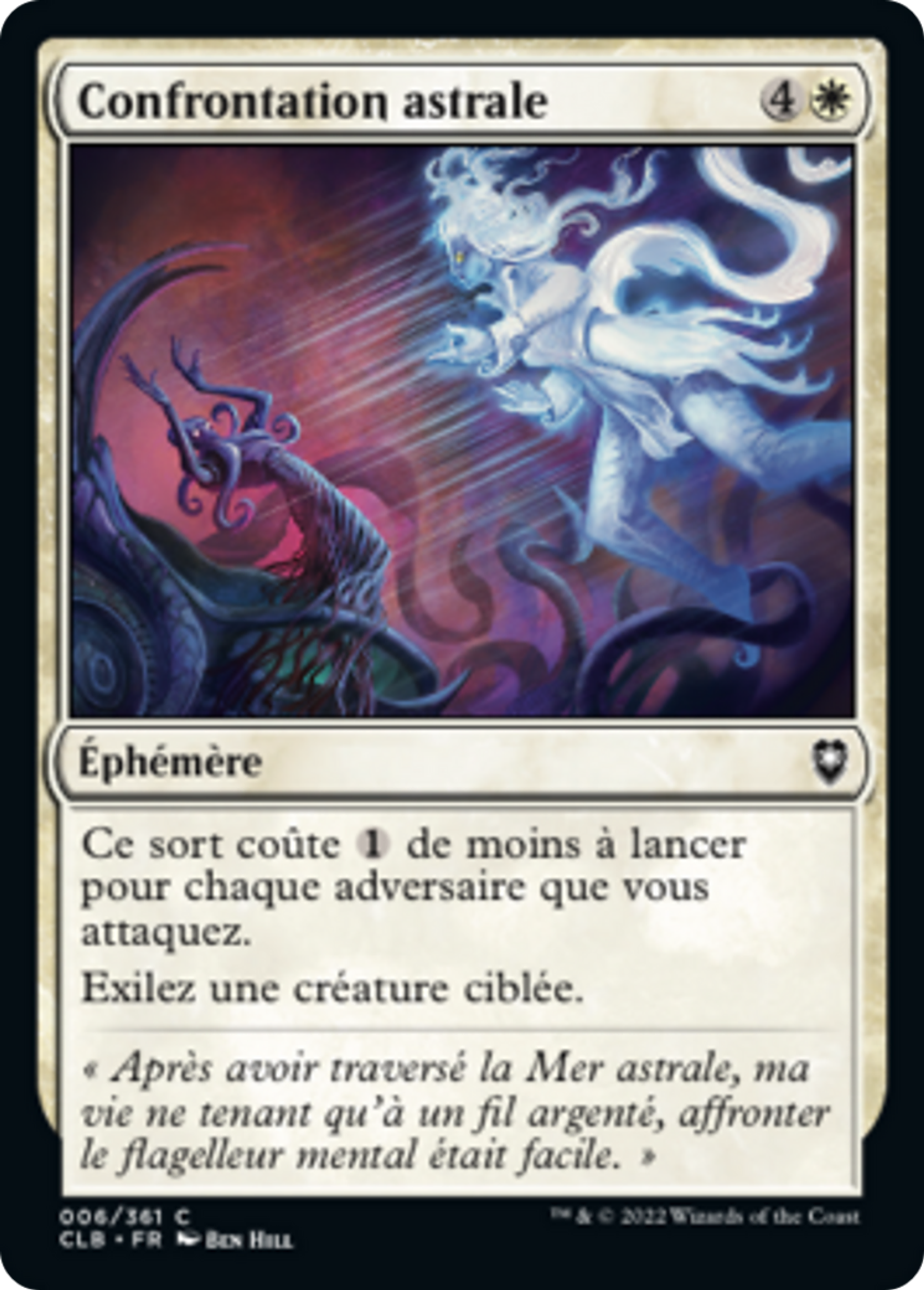 Confrontation astrale — Commander Legends: Battle for Baldur's Gate — Magic: The Gathering