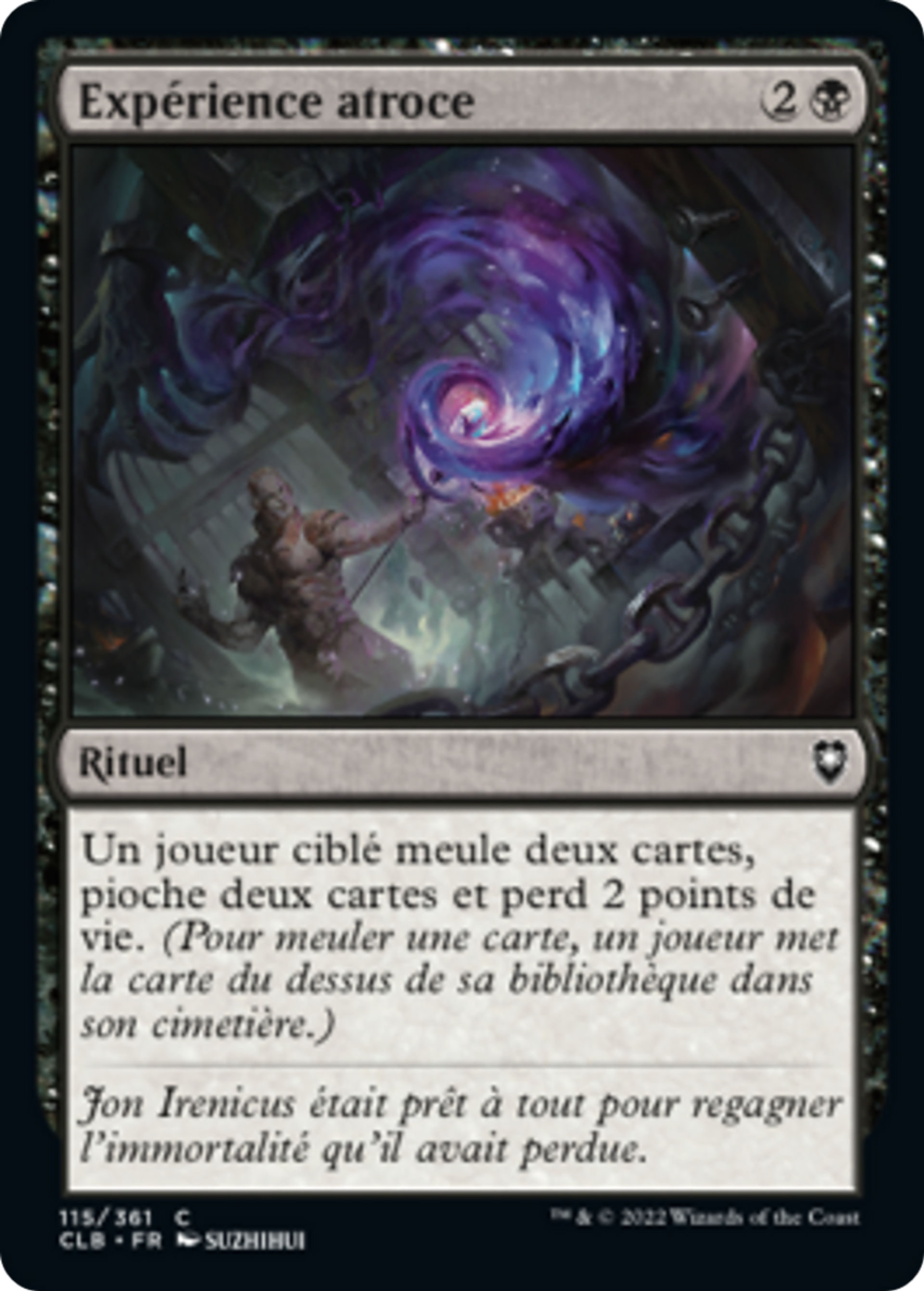 Expérience atroce — Commander Legends: Battle for Baldur's Gate — Magic: The Gathering