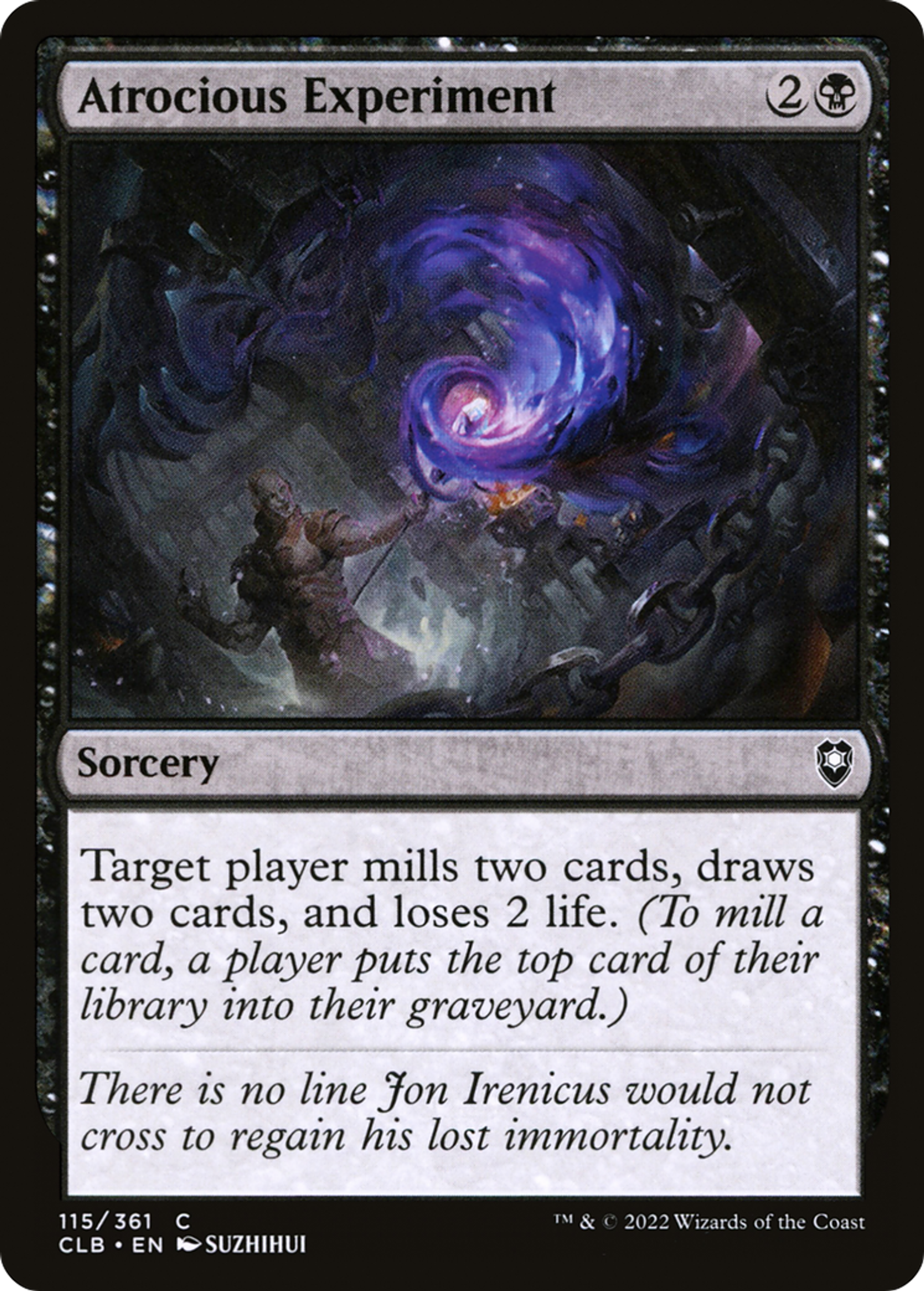 Expérience atroce — Commander Legends: Battle for Baldur's Gate — Magic: The Gathering