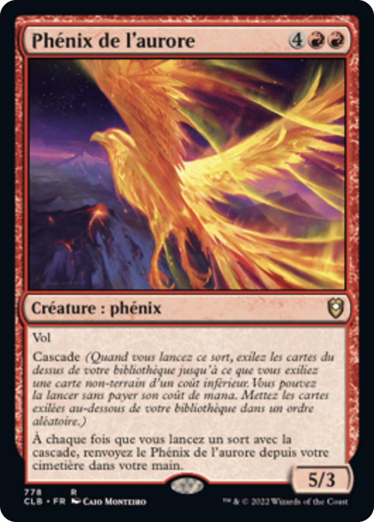 Phénix de l'aurore — Commander Legends: Battle for Baldur's Gate — Magic: The Gathering
