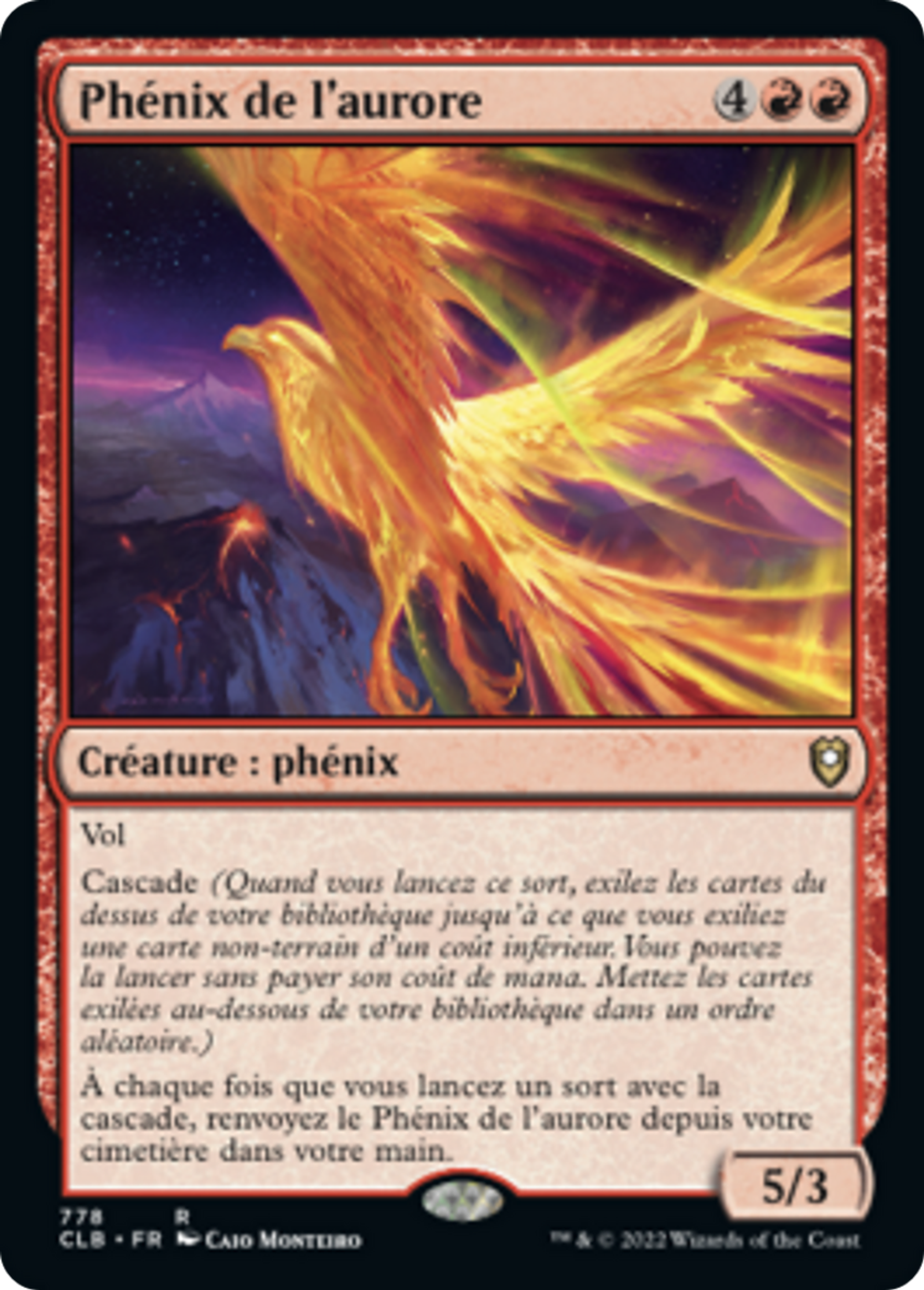 Phénix de l'aurore — Commander Legends: Battle for Baldur's Gate — Magic: The Gathering