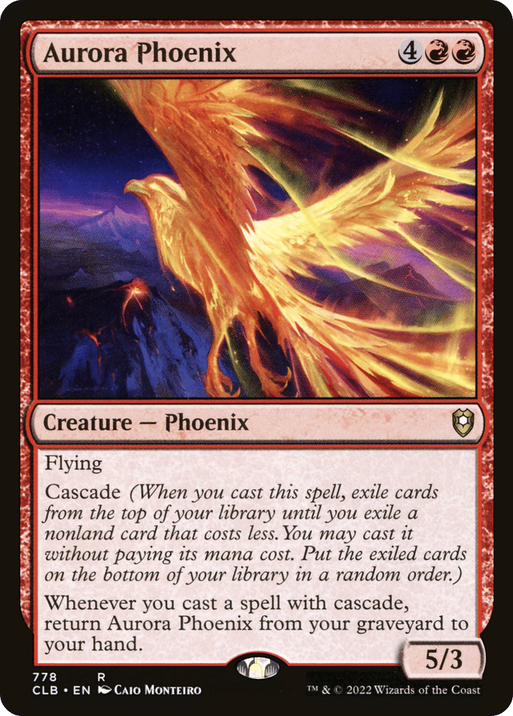Aurora Phoenix — Commander Legends: Battle for Baldur's Gate — Magic: The Gathering
