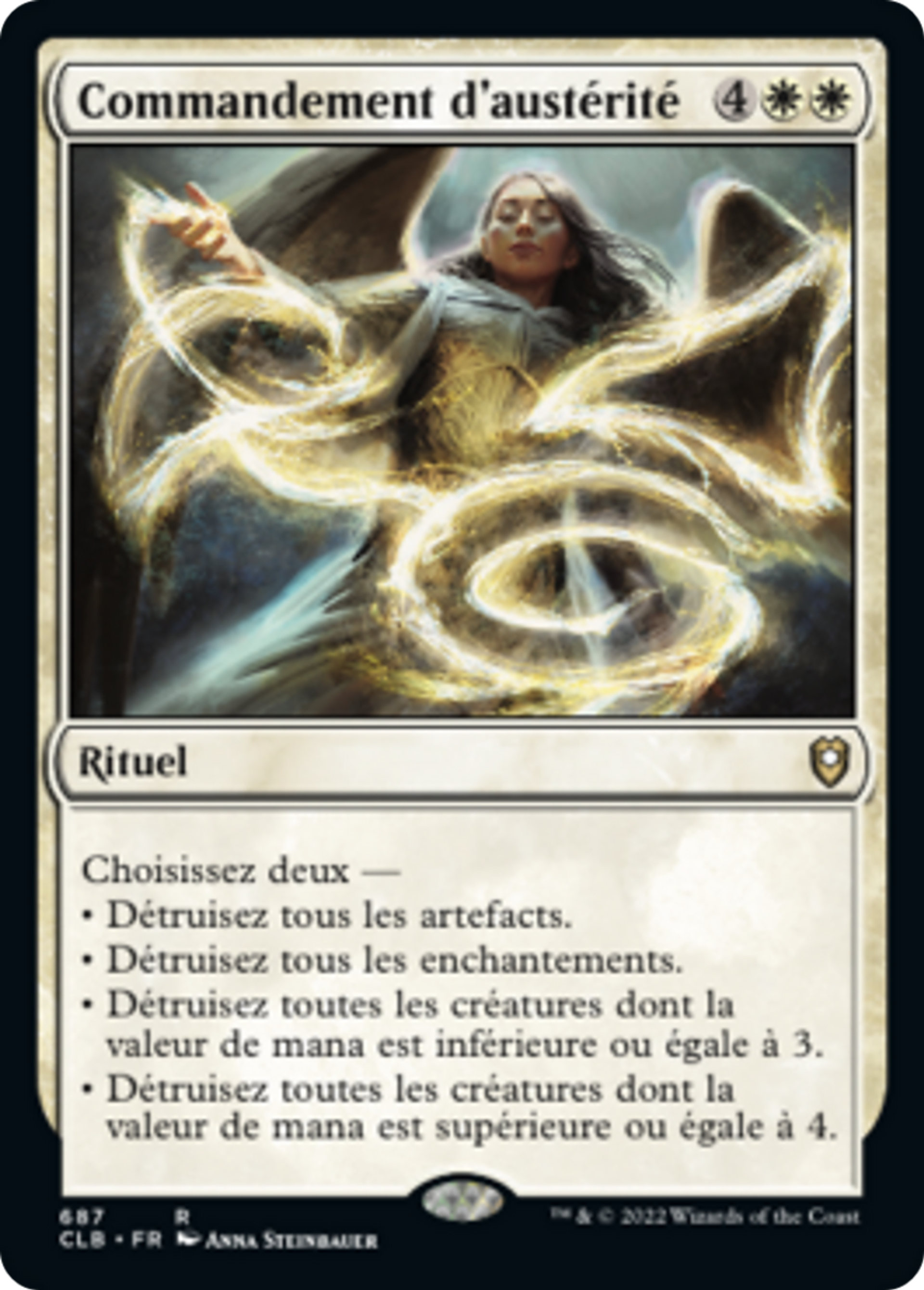 Commandement d'austérité — Commander Legends: Battle for Baldur's Gate — Magic: The Gathering