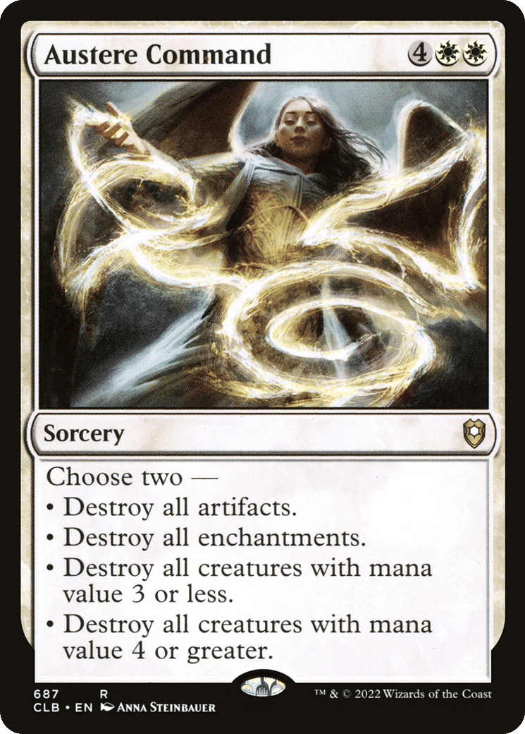 Austere Command — Commander Legends: Battle for Baldur's Gate — Magic: The Gathering