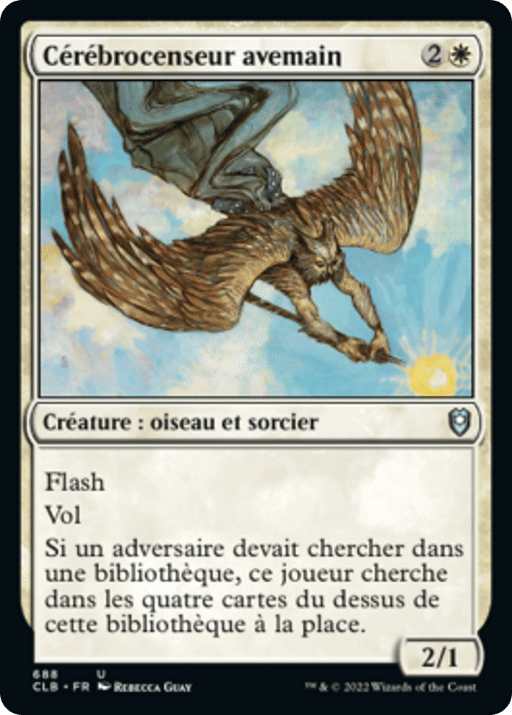 Cérébrocenseur avemain — Commander Legends: Battle for Baldur's Gate — Magic: The Gathering