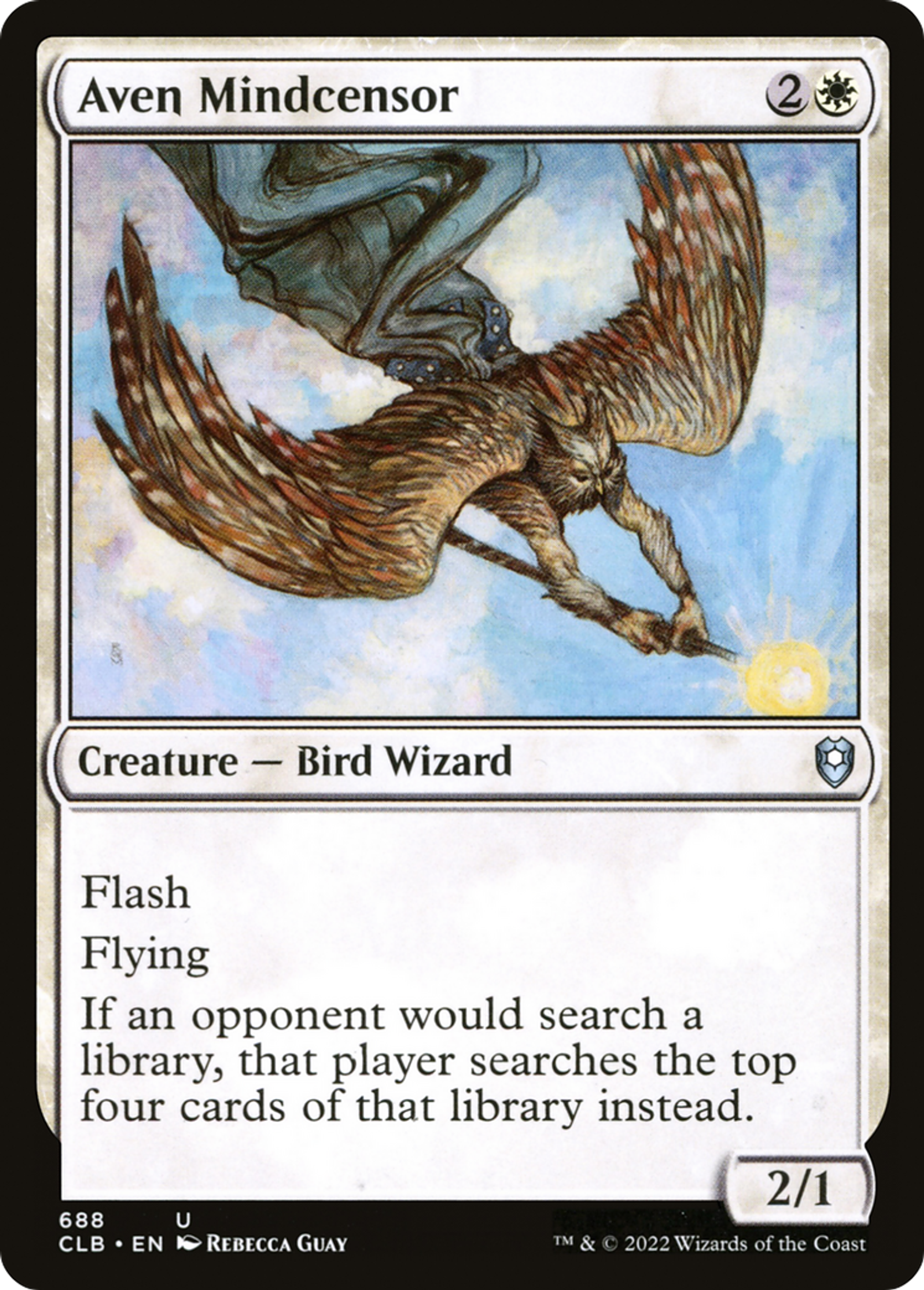 Aven Mindcensor — Commander Legends: Battle for Baldur's Gate — Magic: The Gathering