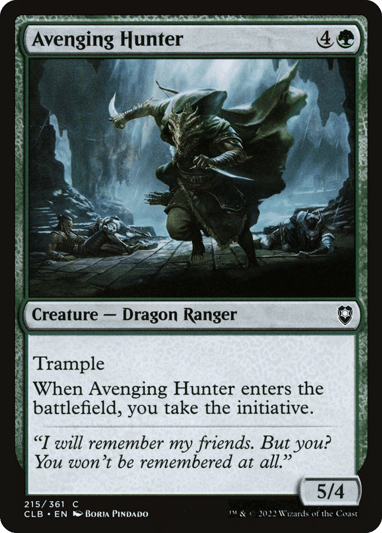 Avenging Hunter — Commander Legends: Battle for Baldur's Gate — Magic: The Gathering