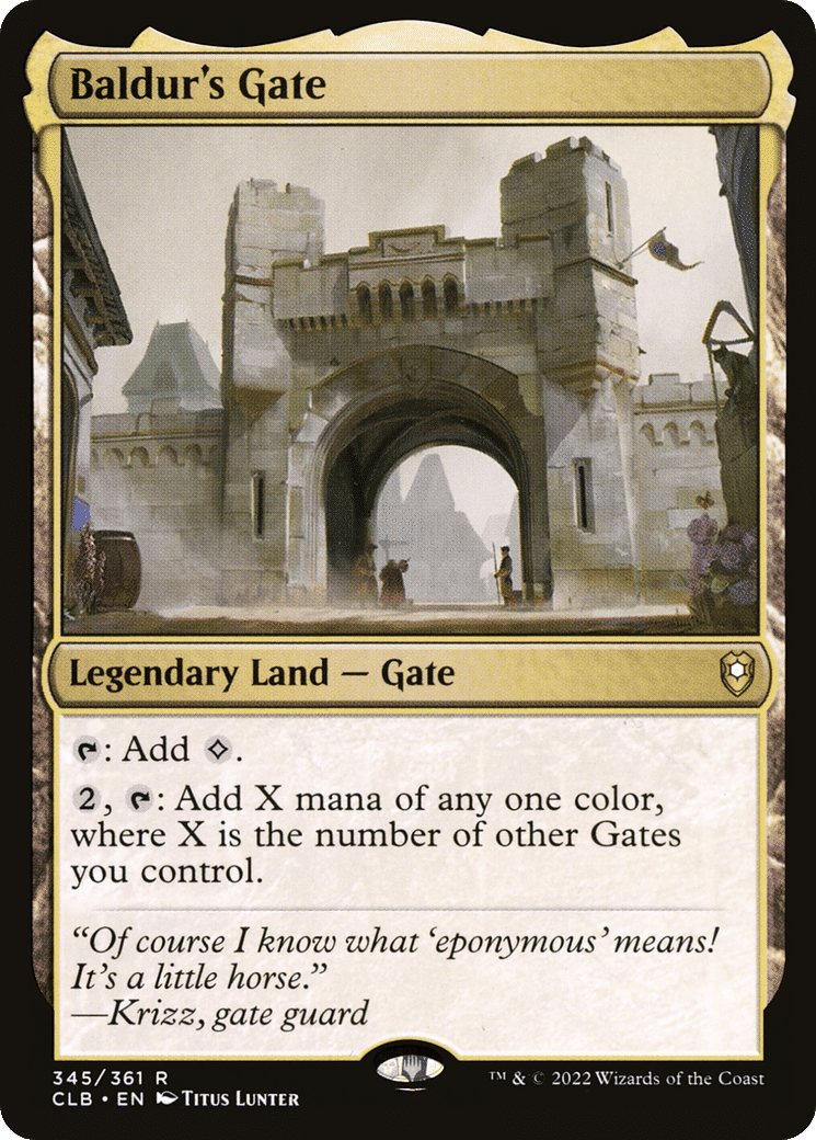 Baldur's Gate — Commander Legends: Battle for Baldur's Gate — Magic: The Gathering