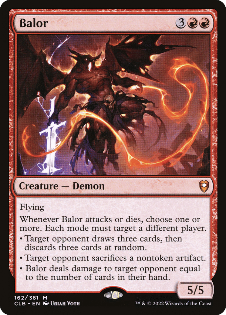 Balor — Commander Legends: Battle for Baldur's Gate — Magic: The Gathering