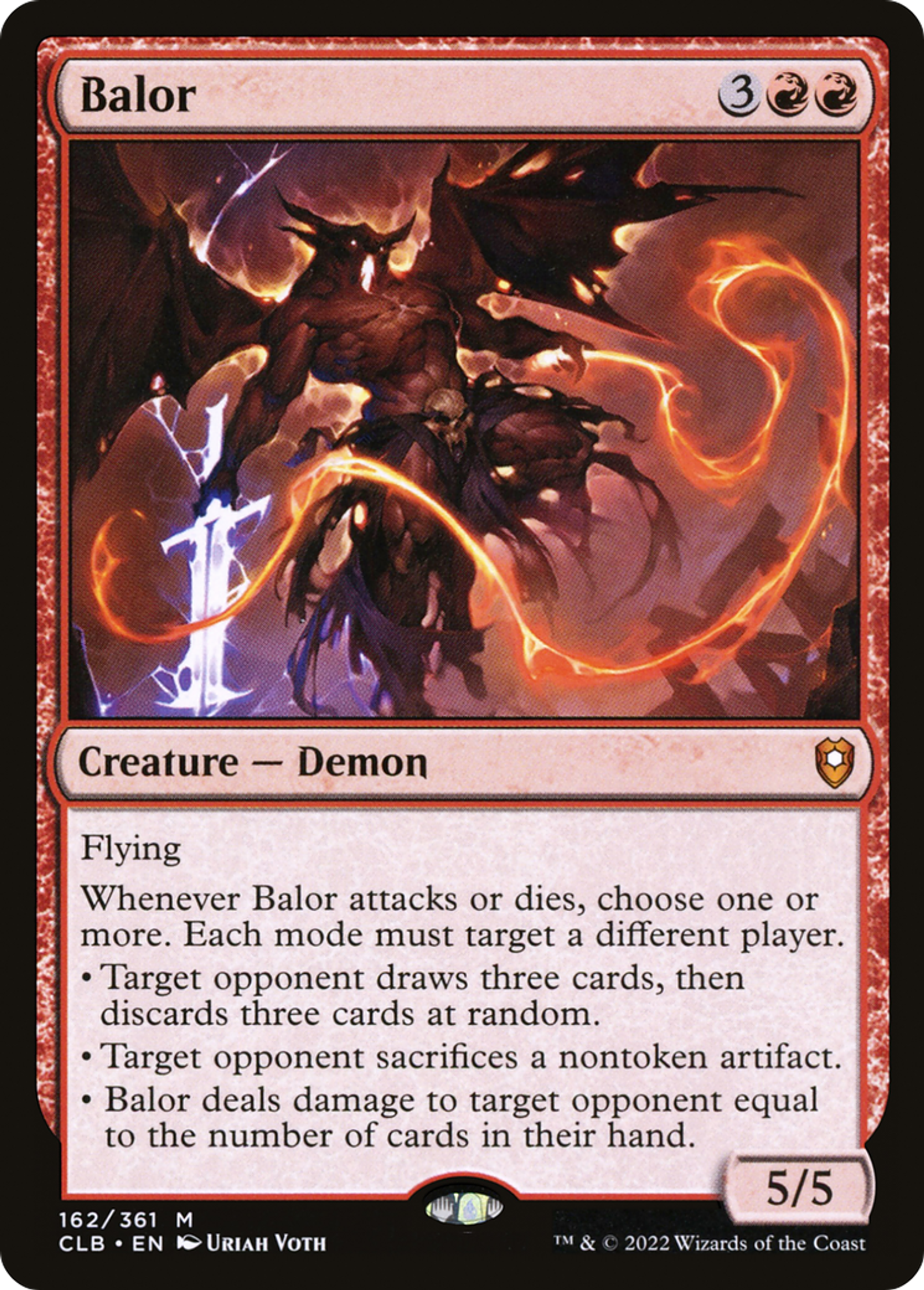 Balor — Commander Legends: Battle for Baldur's Gate — Magic: The Gathering