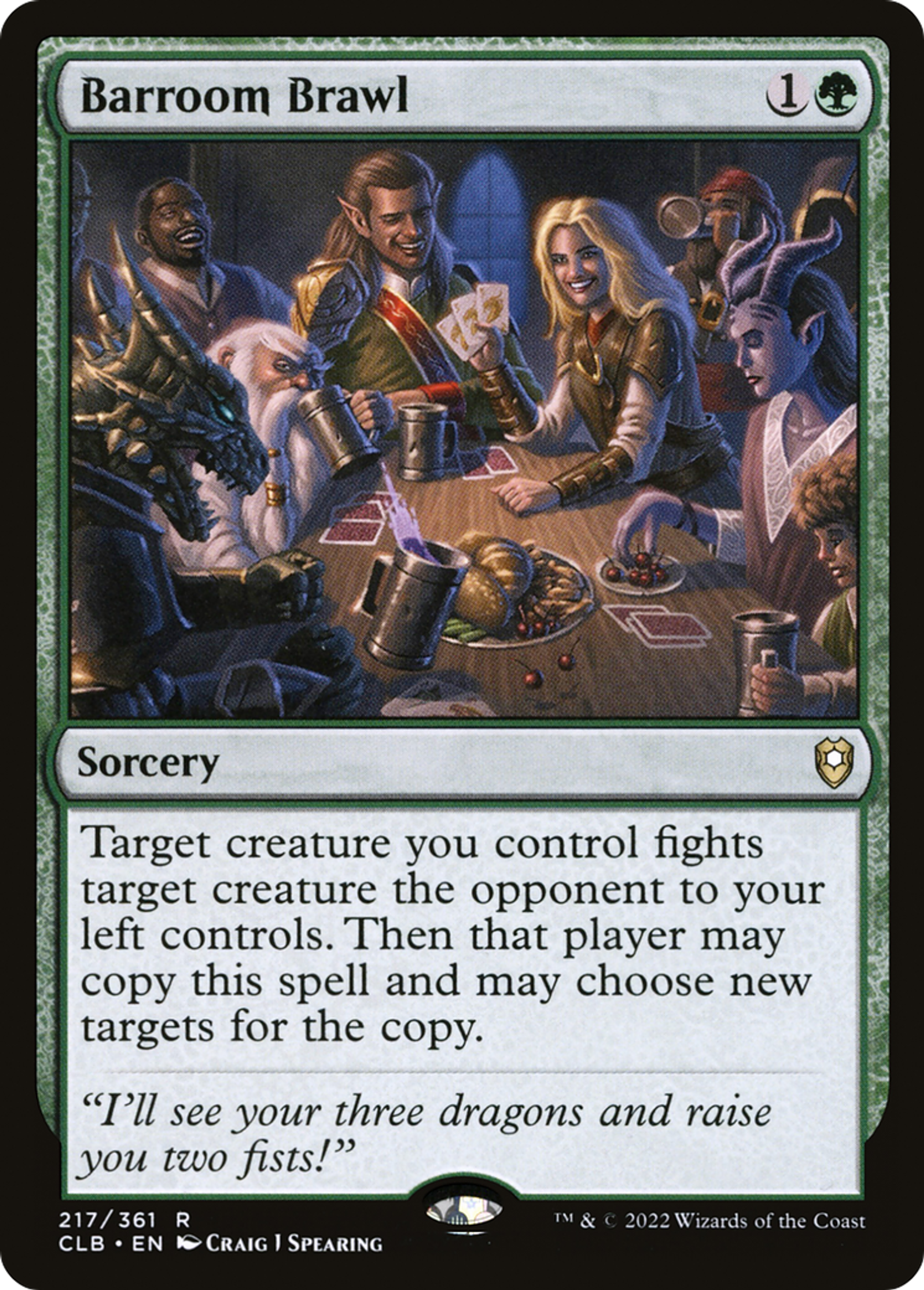 Barroom Brawl — Commander Legends: Battle for Baldur's Gate — Magic: The Gathering