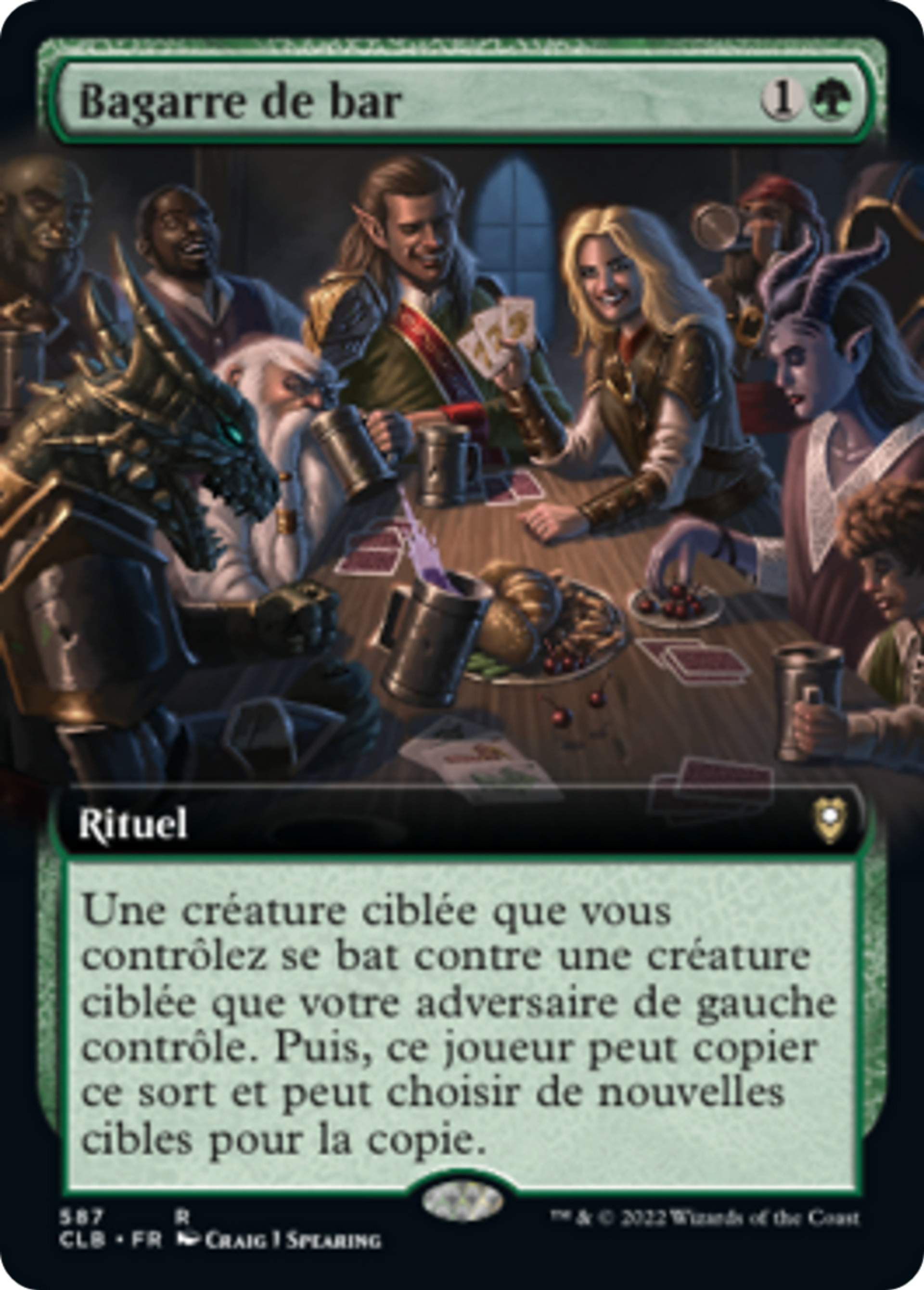 Bagarre de bar — Commander Legends: Battle for Baldur's Gate — Magic: The Gathering