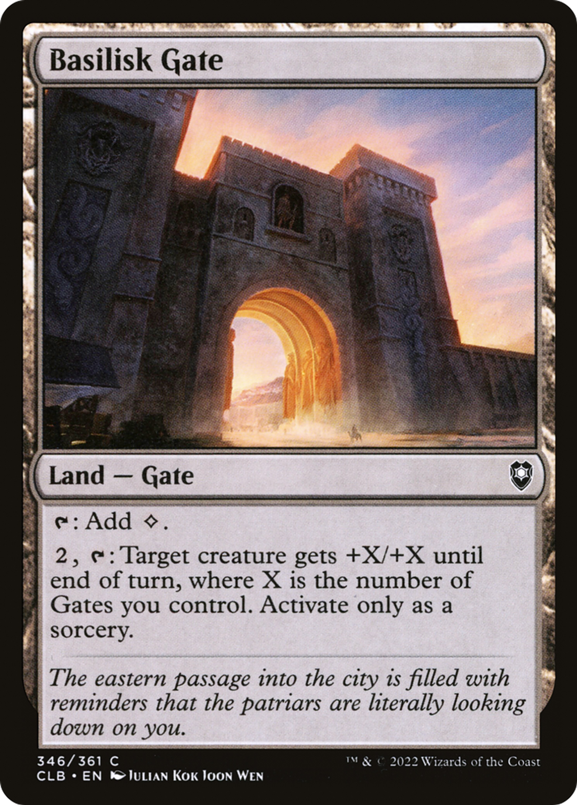 Basilisk Gate — Commander Legends: Battle for Baldur's Gate — Magic: The Gathering