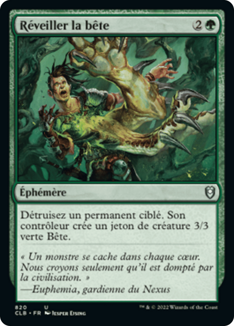 Réveiller la bête — Commander Legends: Battle for Baldur's Gate — Magic: The Gathering