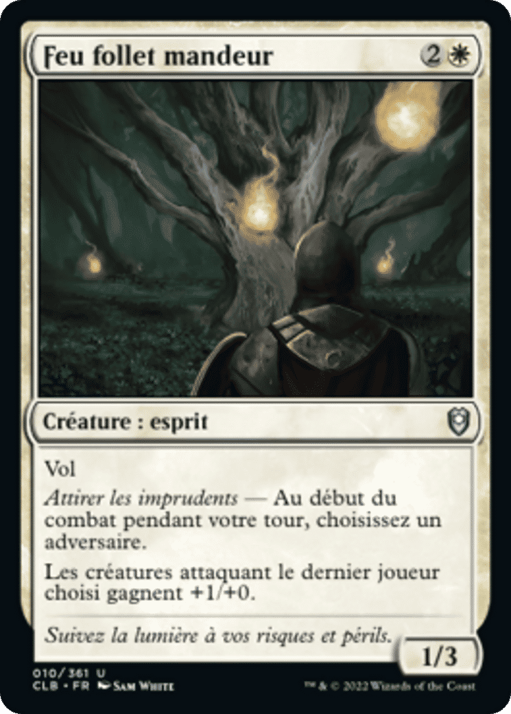 Feu follet mandeur — Commander Legends: Battle for Baldur's Gate — Magic: The Gathering