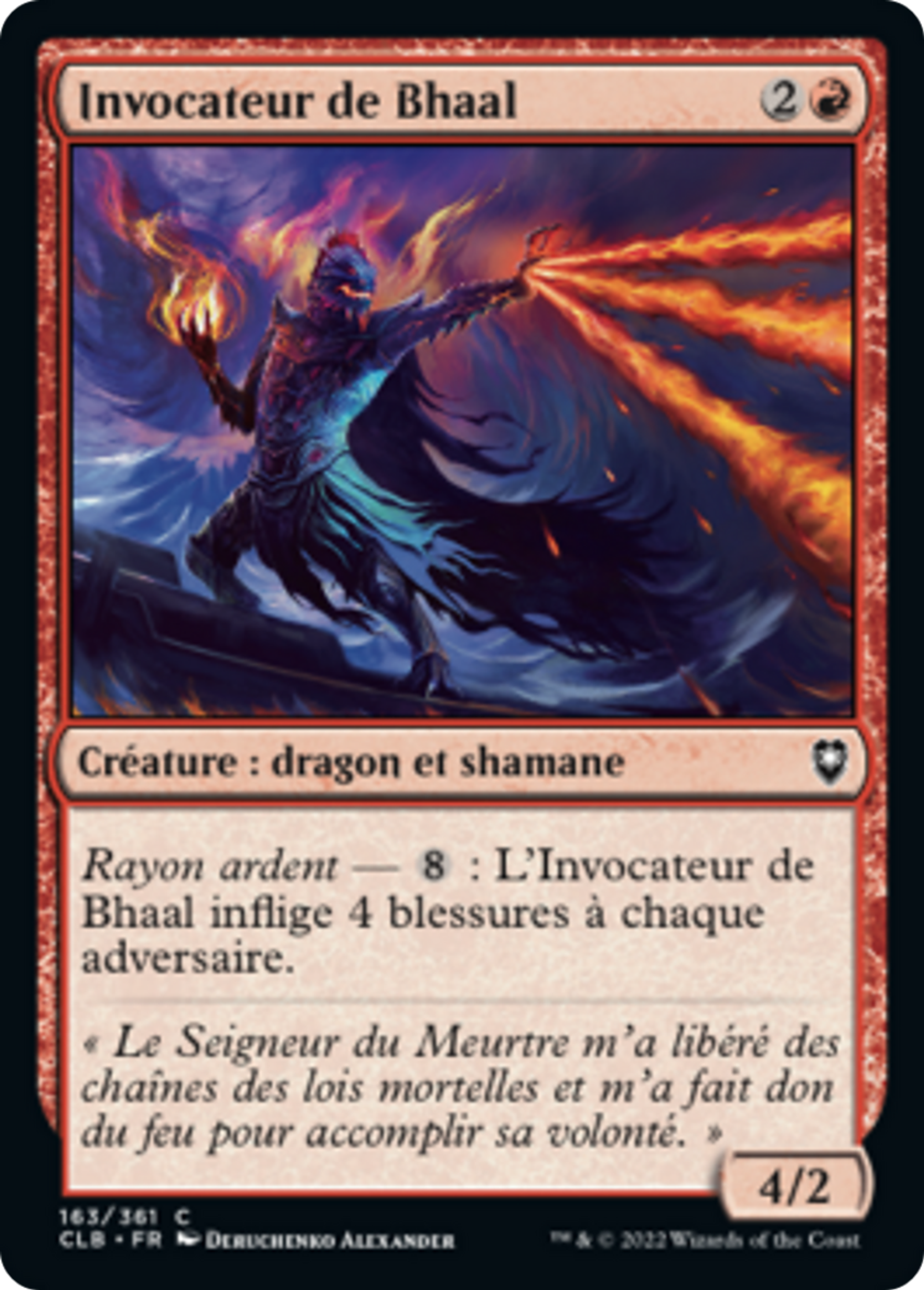 Invocateur de Bhaal — Commander Legends: Battle for Baldur's Gate — Magic: The Gathering