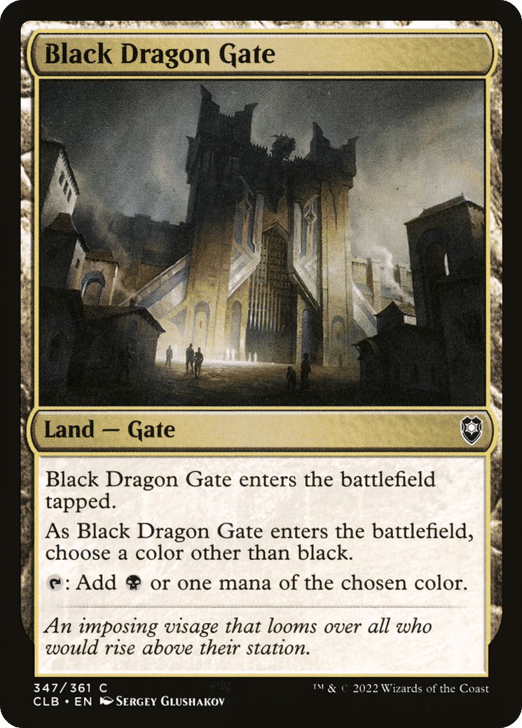 Black Dragon Gate — Commander Legends: Battle for Baldur's Gate — Magic: The Gathering