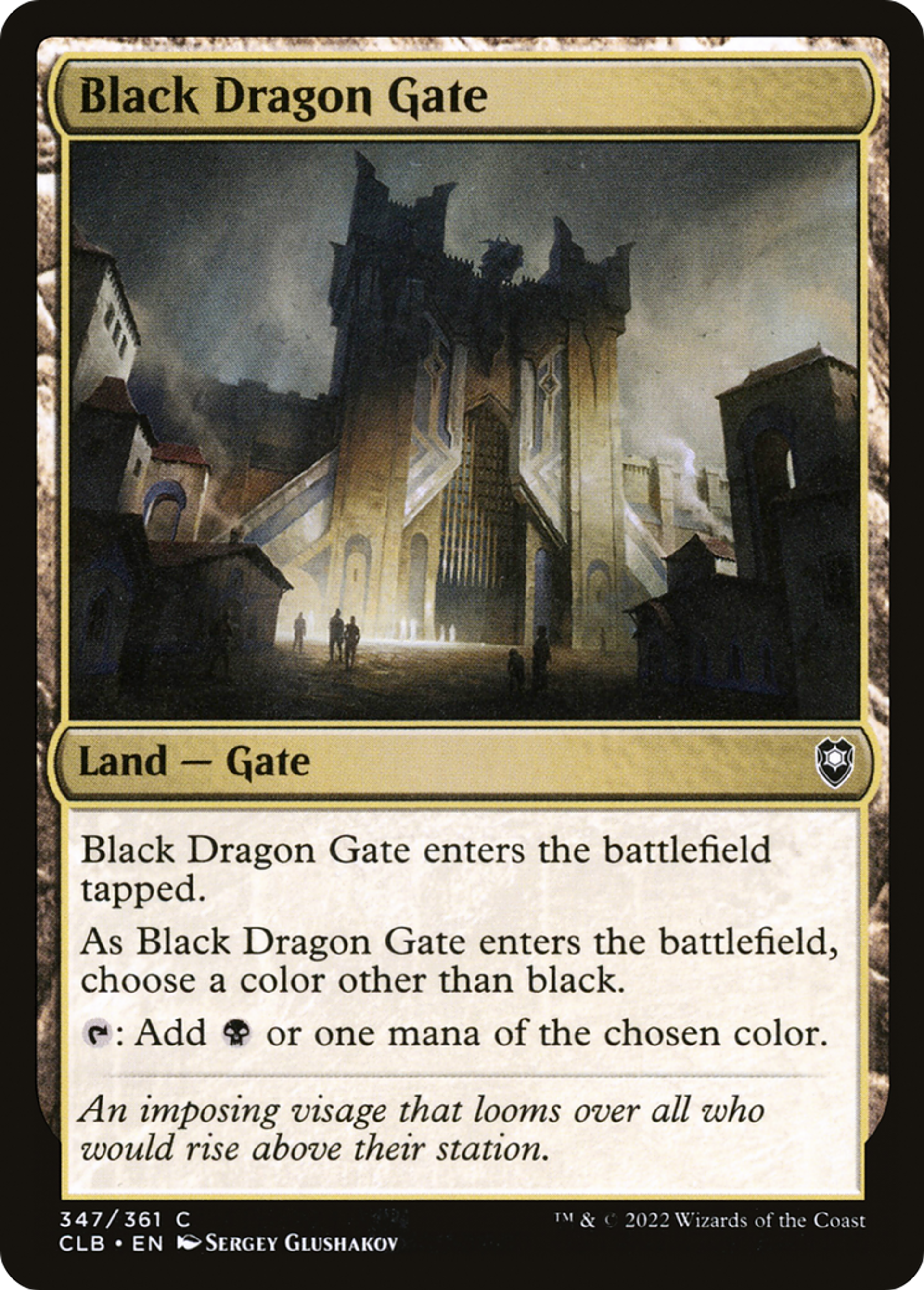 Black Dragon Gate — Commander Legends: Battle for Baldur's Gate — Magic: The Gathering