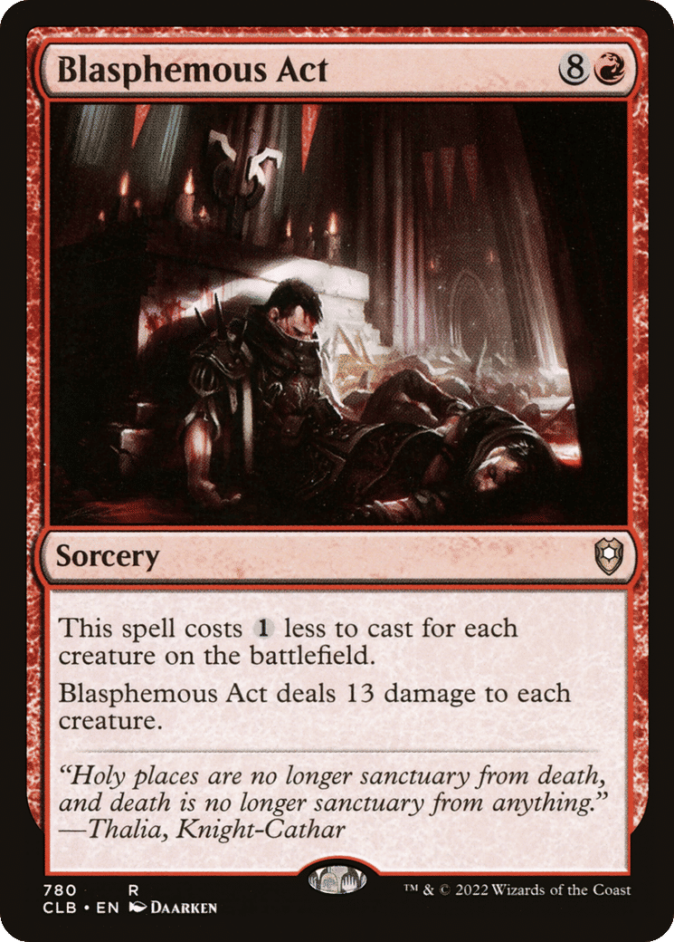 Blasphemous Act — Commander Legends: Battle for Baldur's Gate — Magic: The Gathering