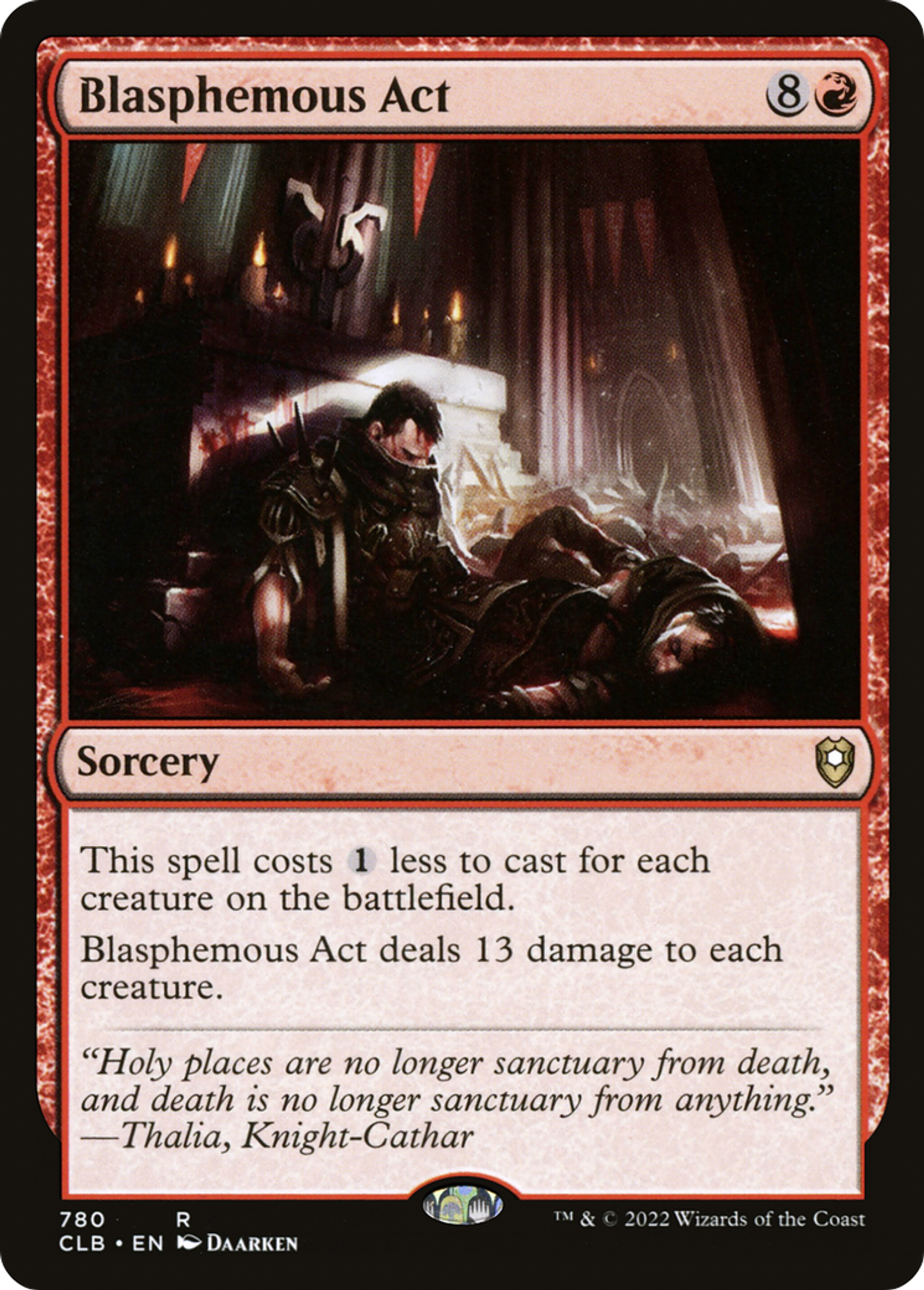 Blasphemous Act — Commander Legends: Battle for Baldur's Gate — Magic: The Gathering