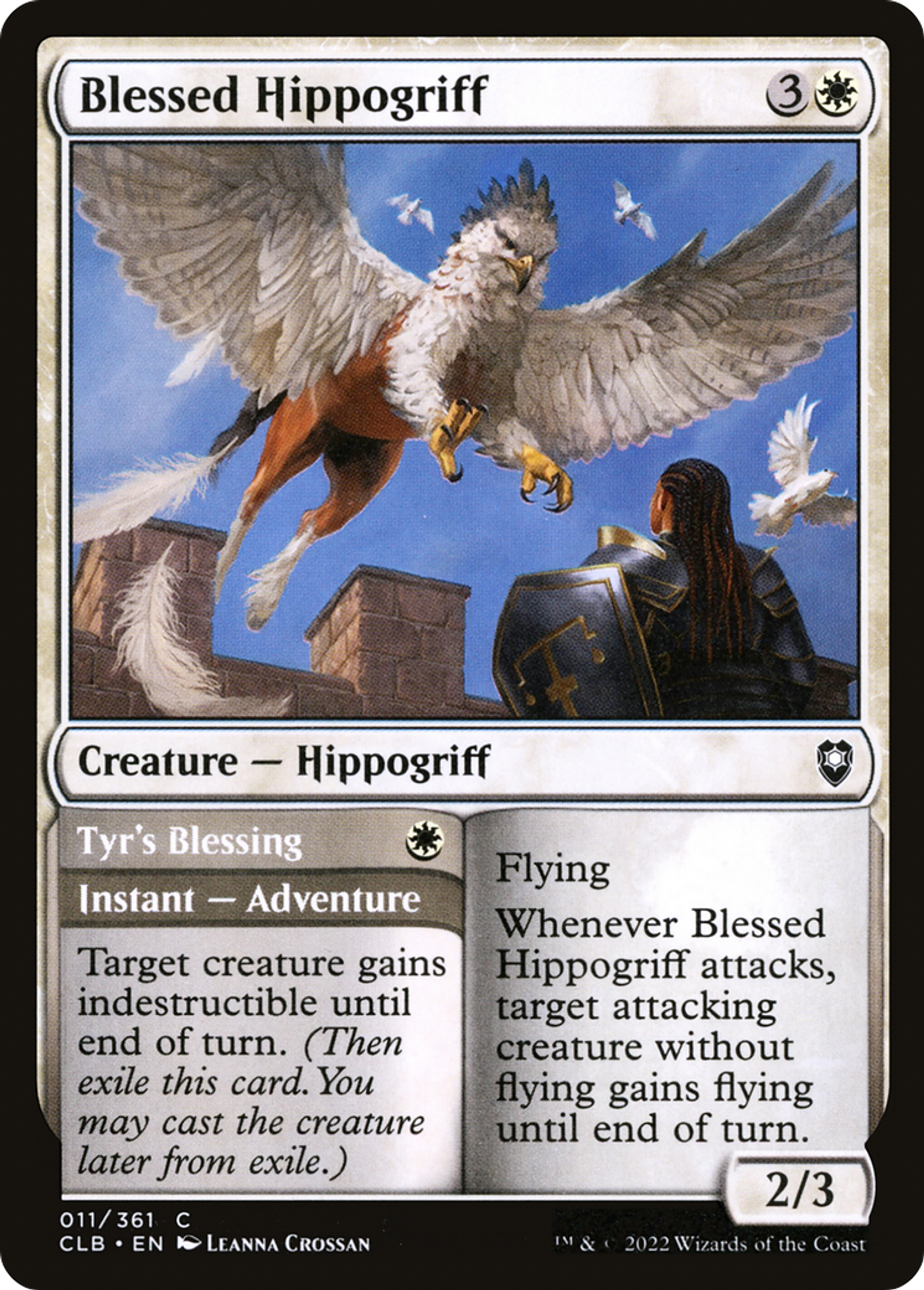 Blessed Hippogriff // Tyr's Blessing — Commander Legends: Battle for Baldur's Gate — Magic: The Gathering