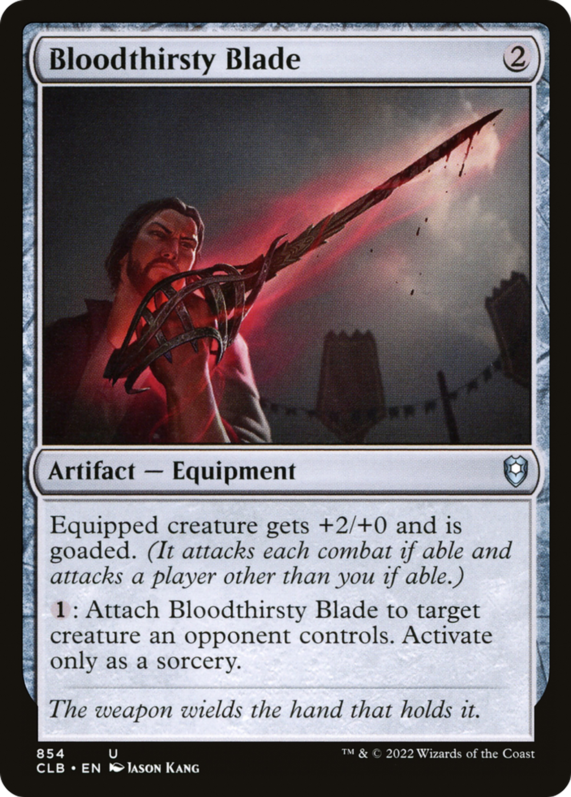 Bloodthirsty Blade — Commander Legends: Battle for Baldur's Gate — Magic: The Gathering
