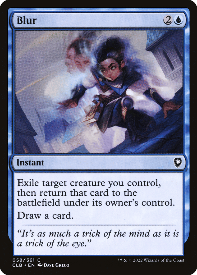 Blur — Commander Legends: Battle for Baldur's Gate — Magic: The Gathering