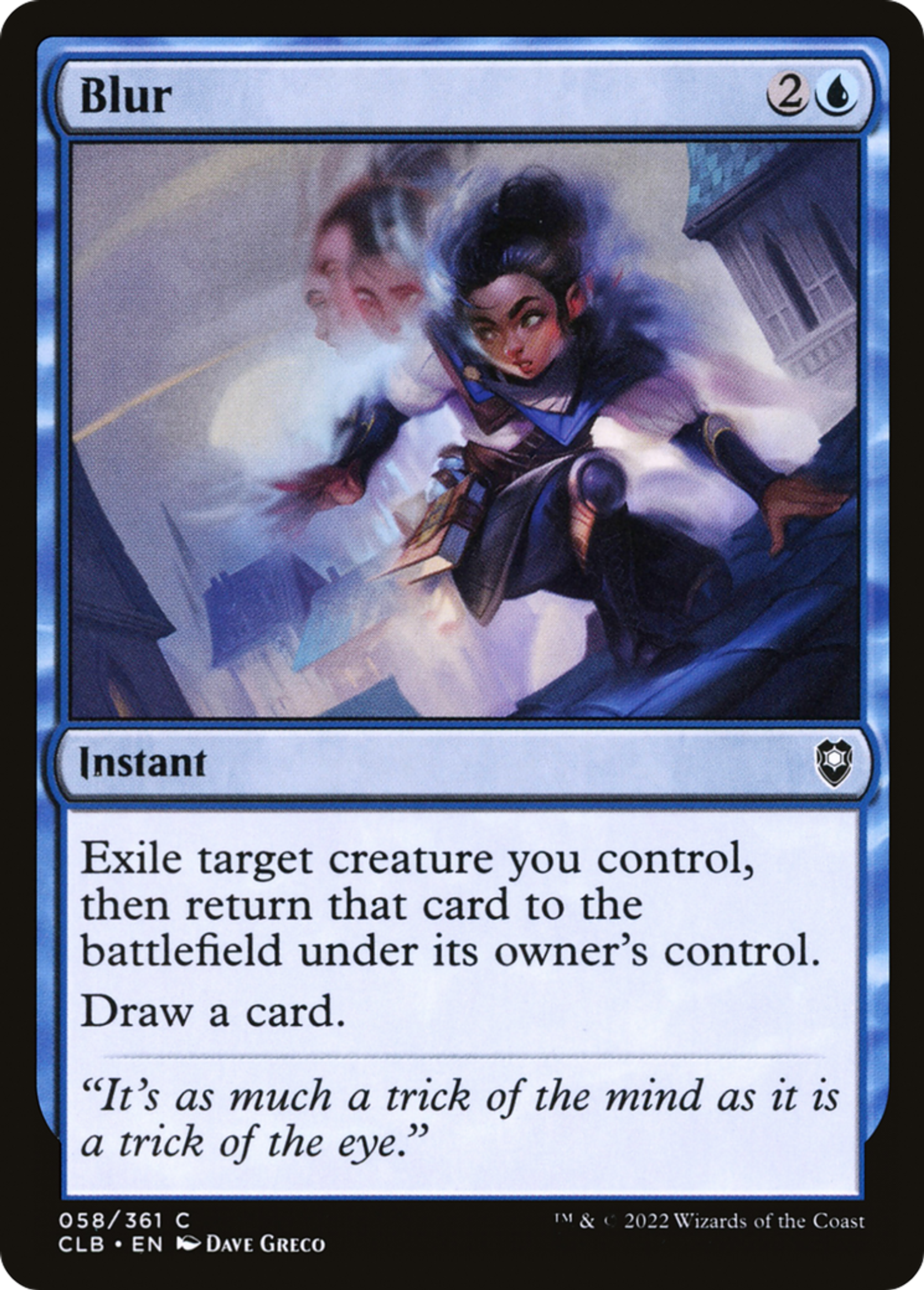 Blur — Commander Legends: Battle for Baldur's Gate — Magic: The Gathering