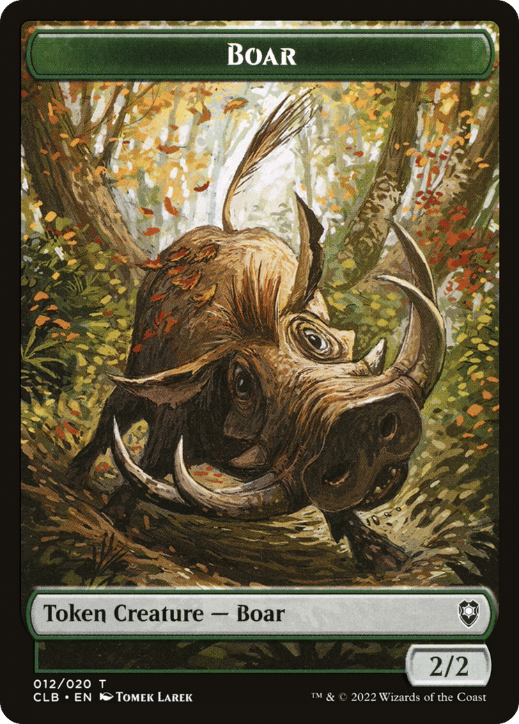 Boar — Commander Legends: Battle for Baldur's Gate — Magic: The Gathering