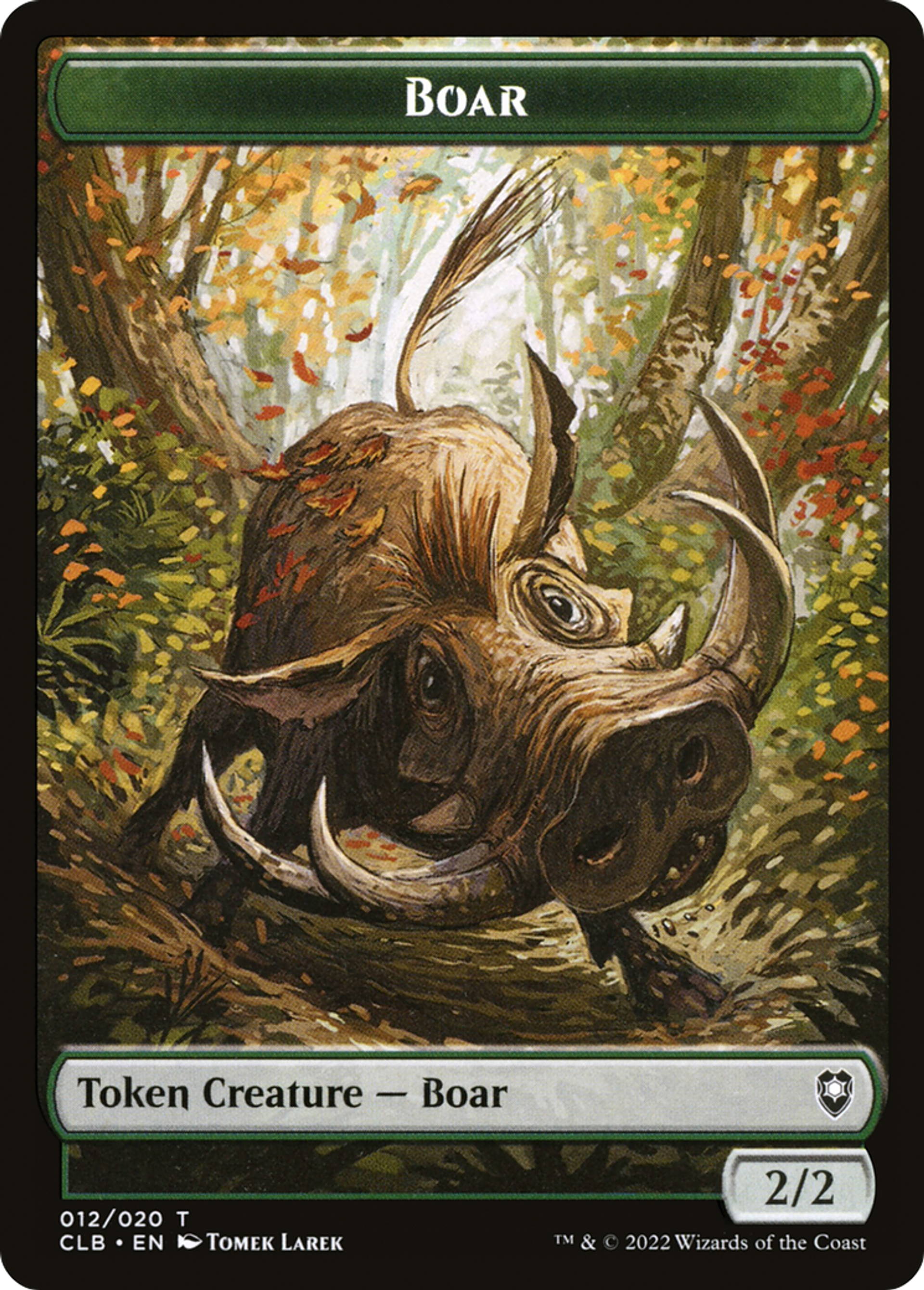 Boar — Commander Legends: Battle for Baldur's Gate — Magic: The Gathering