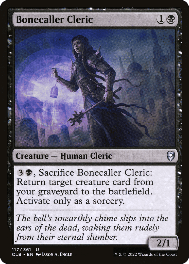 Bonecaller Cleric — Commander Legends: Battle for Baldur's Gate — Magic: The Gathering