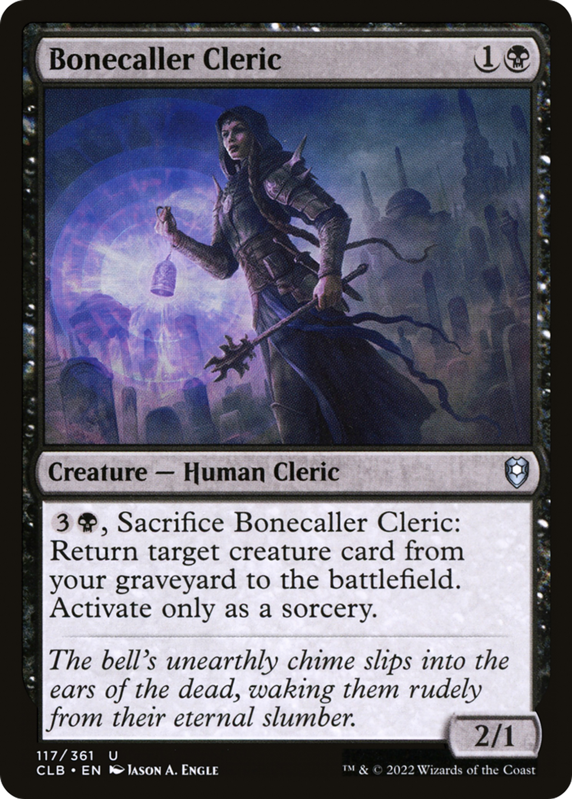 Bonecaller Cleric — Commander Legends: Battle for Baldur's Gate — Magic: The Gathering