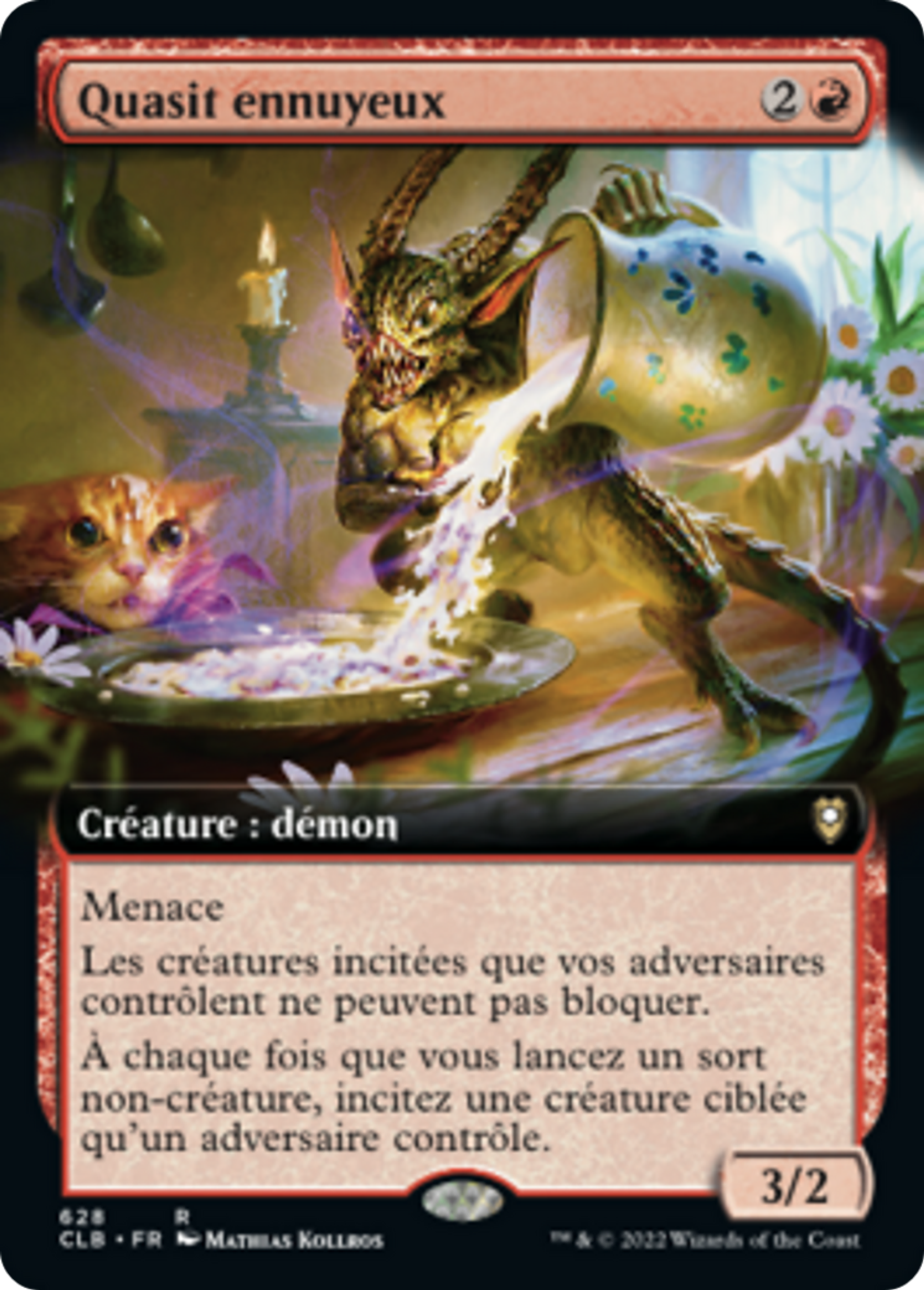 Quasit ennuyeux — Commander Legends: Battle for Baldur's Gate — Magic: The Gathering