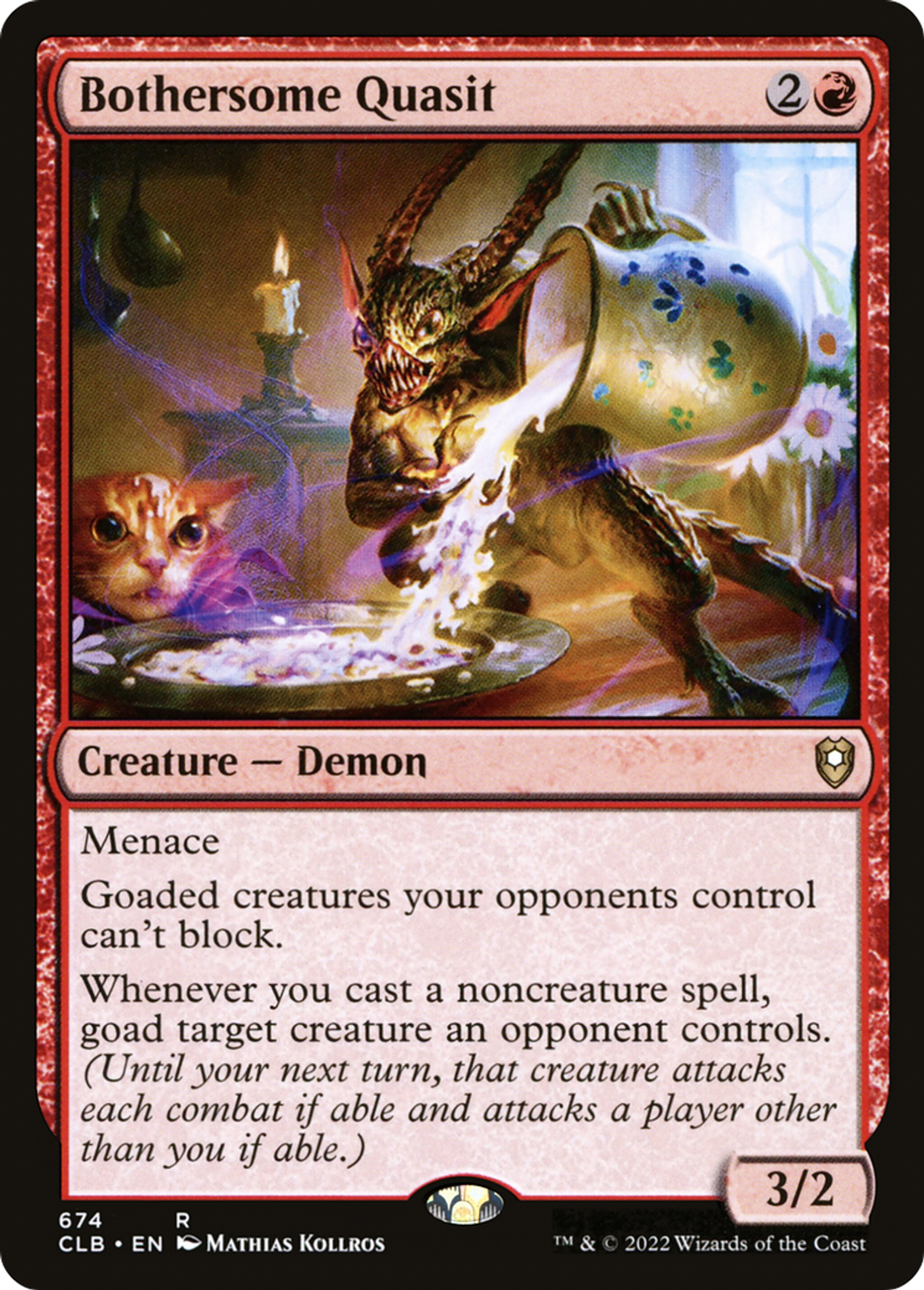Bothersome Quasit — Commander Legends: Battle for Baldur's Gate — Magic: The Gathering