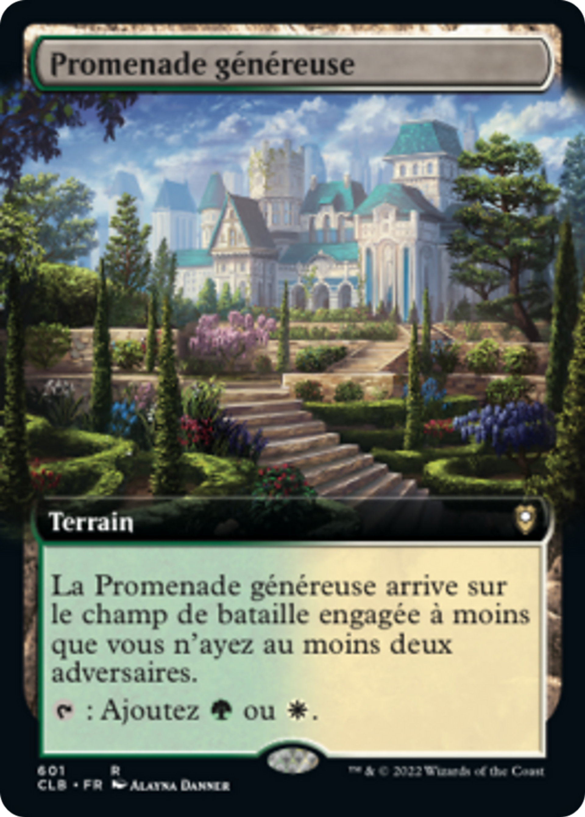 Promenade généreuse — Commander Legends: Battle for Baldur's Gate — Magic: The Gathering