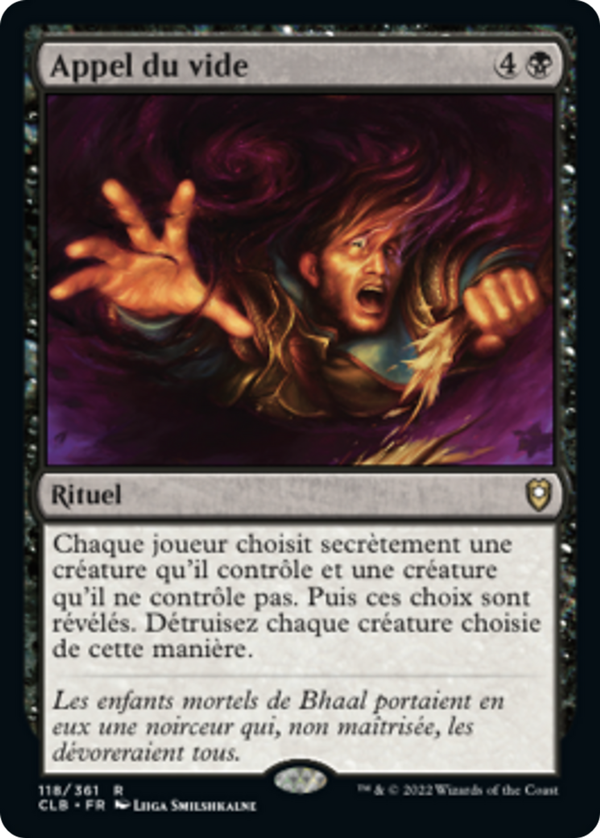 Appel du vide — Commander Legends: Battle for Baldur's Gate — Magic: The Gathering