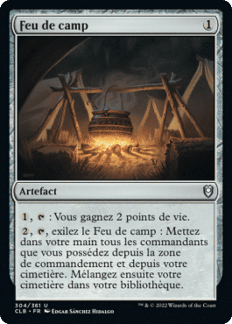 Feu de camp — Commander Legends: Battle for Baldur's Gate — Magic: The Gathering