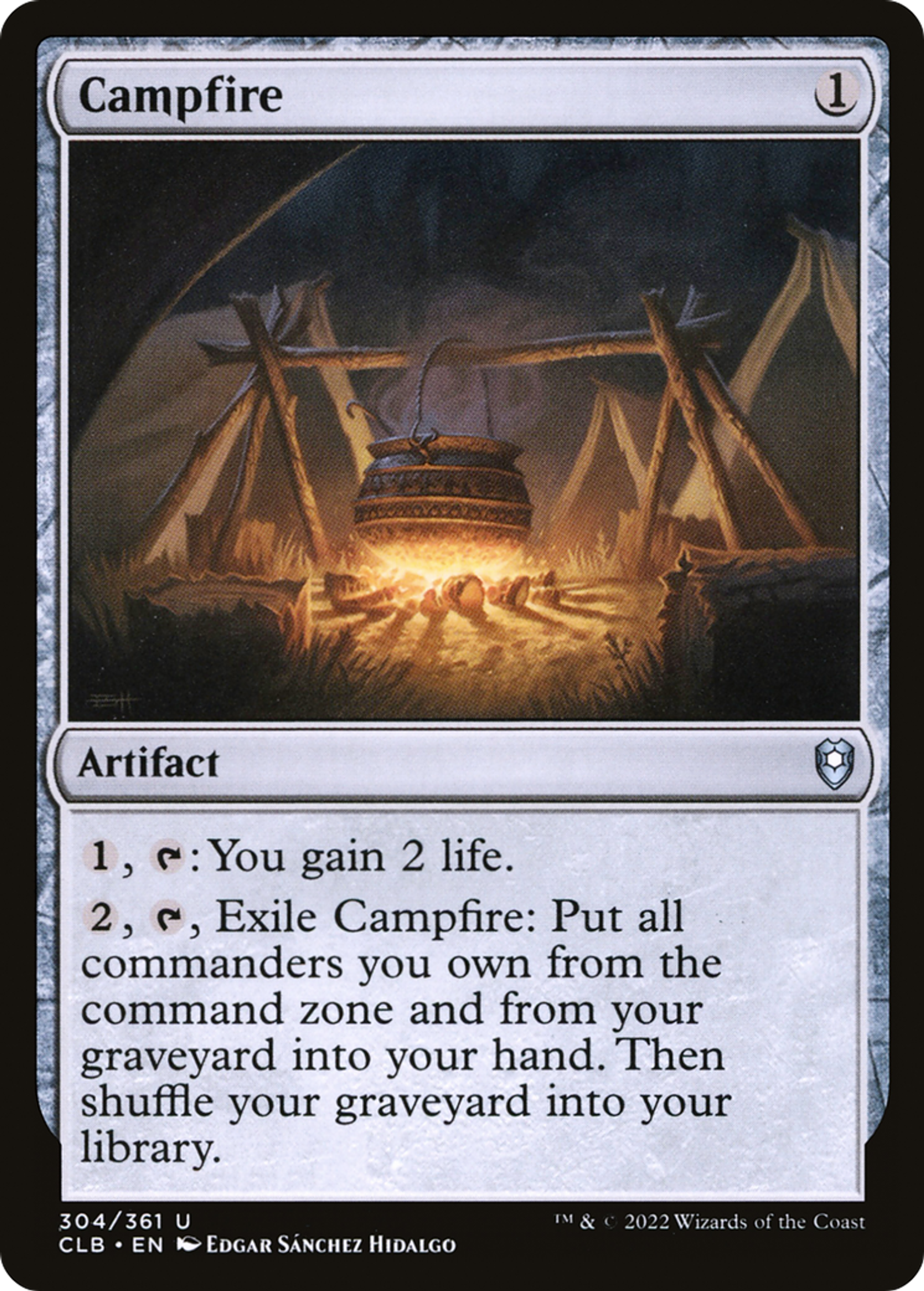 Feu de camp — Commander Legends: Battle for Baldur's Gate — Magic: The Gathering
