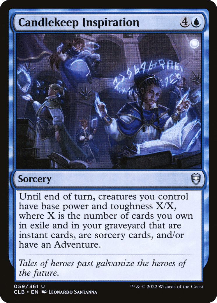 Candlekeep Inspiration — Commander Legends: Battle for Baldur's Gate — Magic: The Gathering