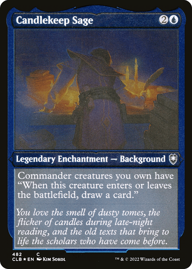Candlekeep Sage — Commander Legends: Battle for Baldur's Gate — Magic: The Gathering