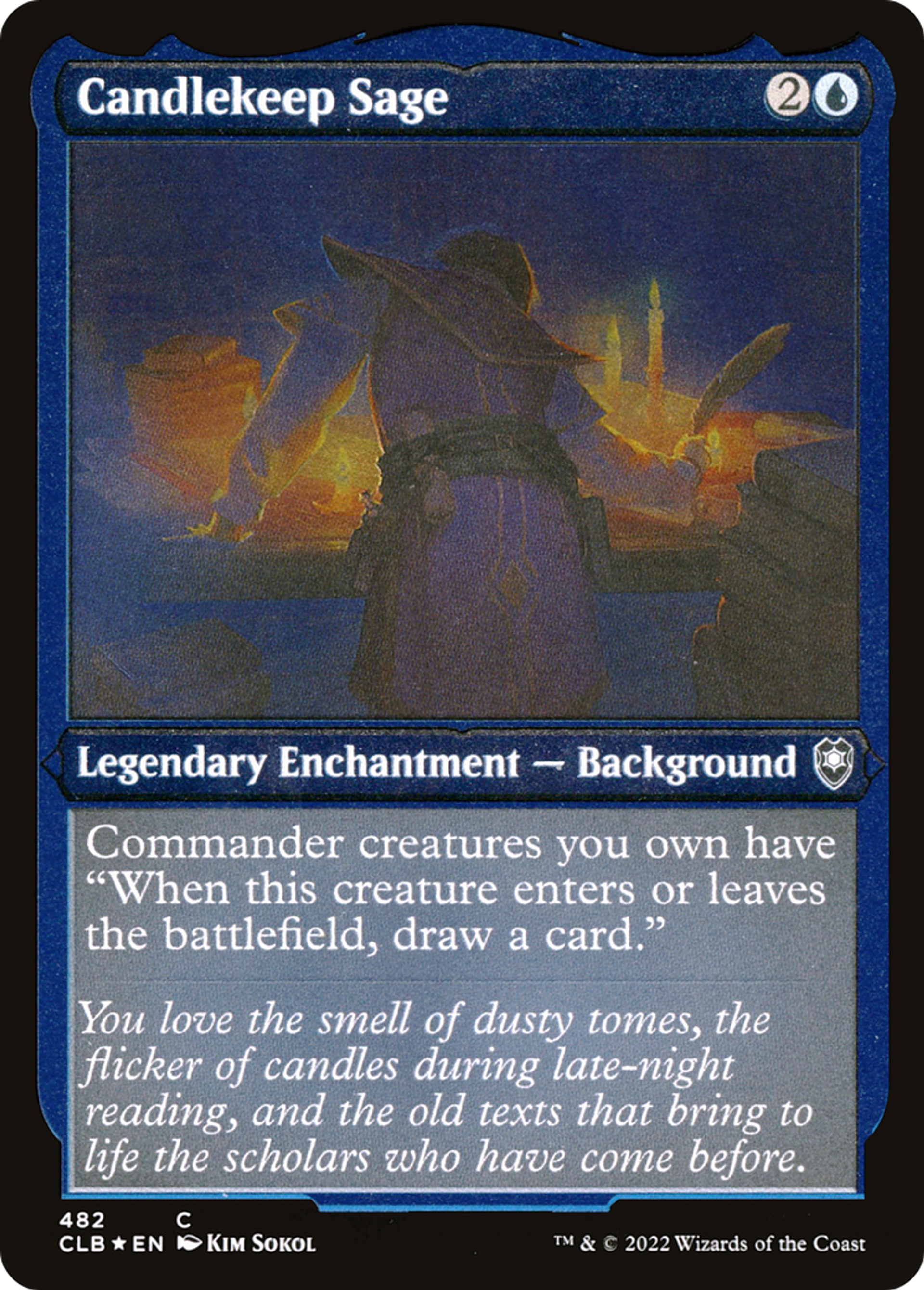 Candlekeep Sage — Commander Legends: Battle for Baldur's Gate — Magic: The Gathering