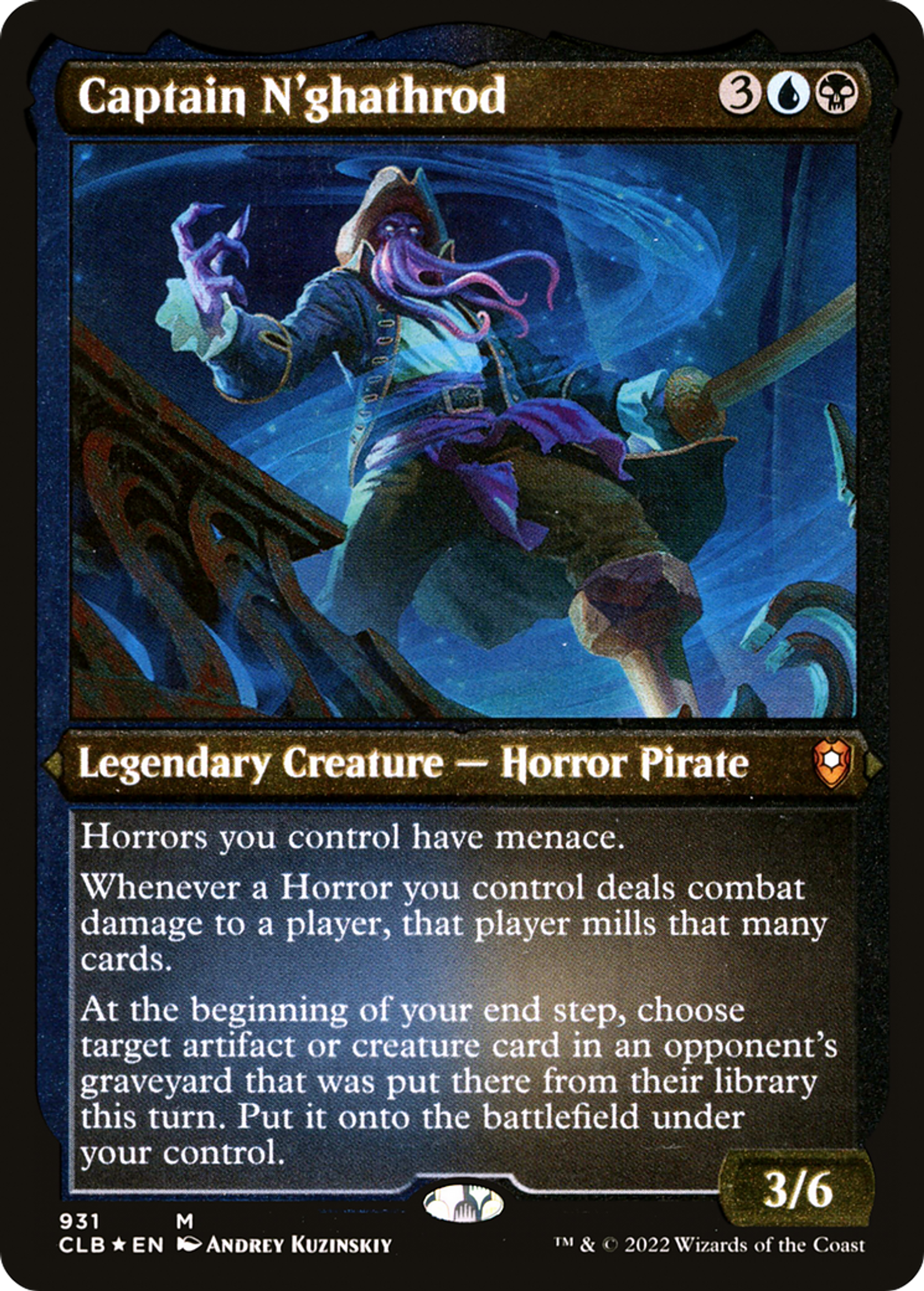 Capitaine N'ghathrod — Commander Legends: Battle for Baldur's Gate — Magic: The Gathering
