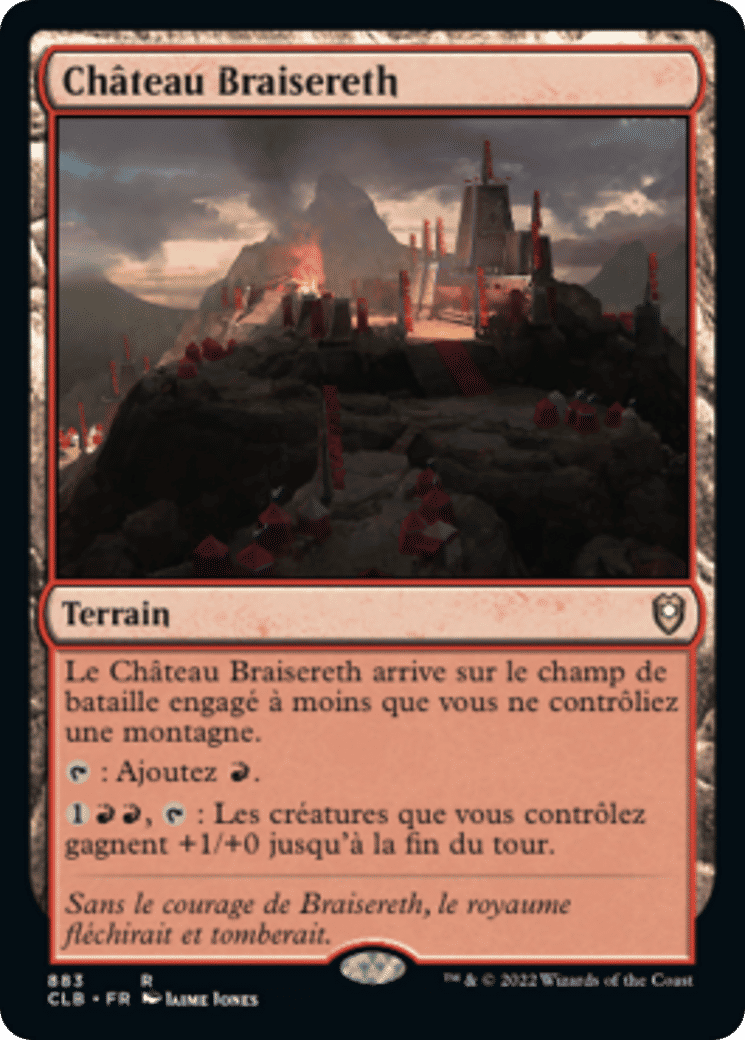Château Braisereth — Commander Legends: Battle for Baldur's Gate — Magic: The Gathering