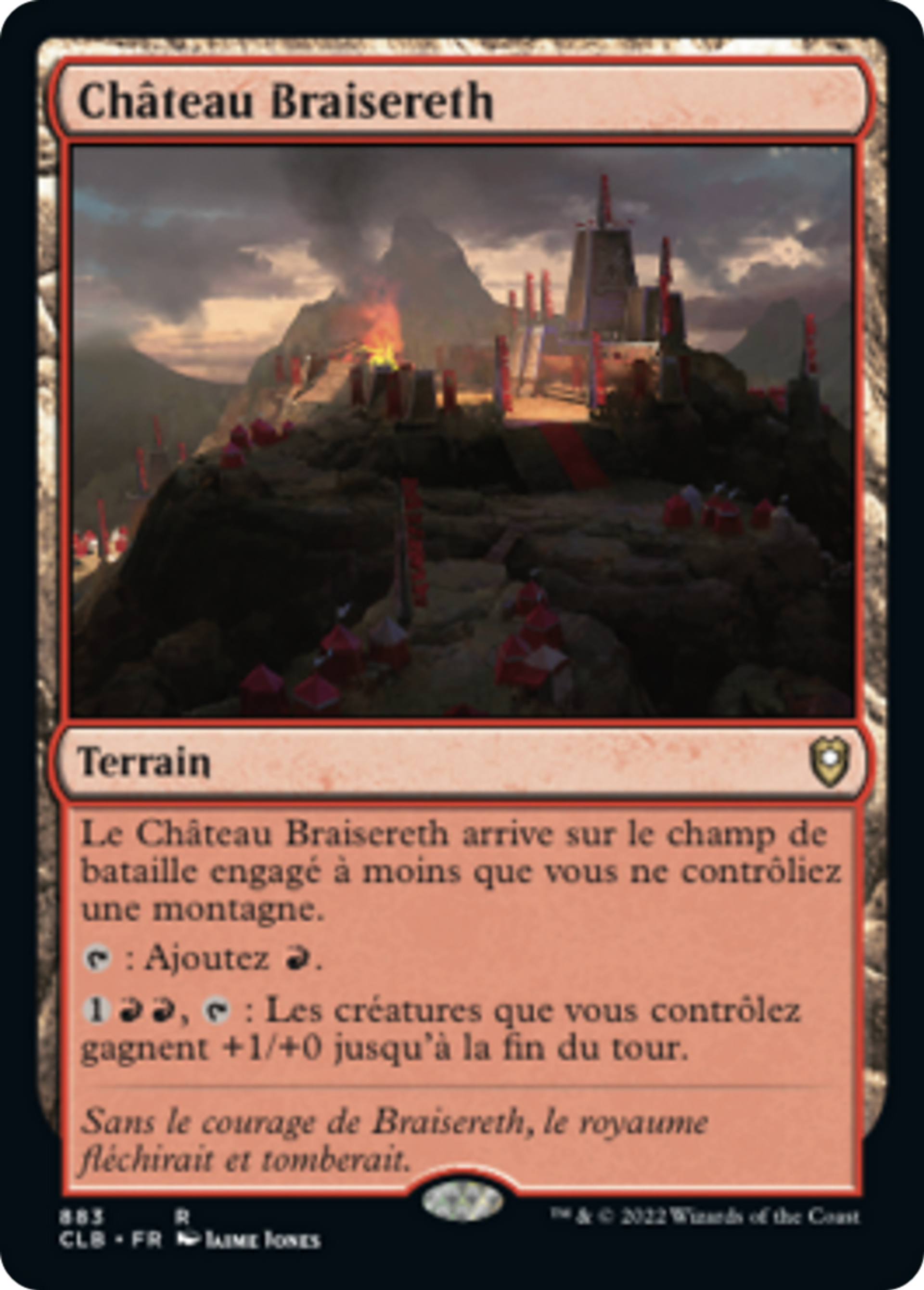 Château Braisereth — Commander Legends: Battle for Baldur's Gate — Magic: The Gathering