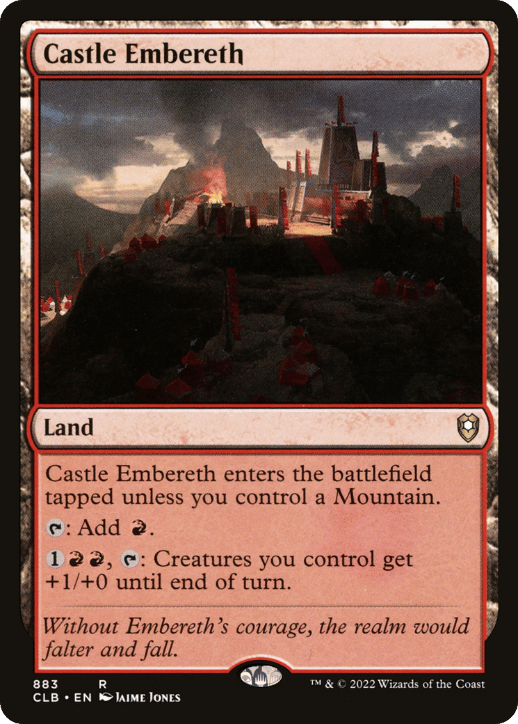 Castle Embereth — Commander Legends: Battle for Baldur's Gate — Magic: The Gathering