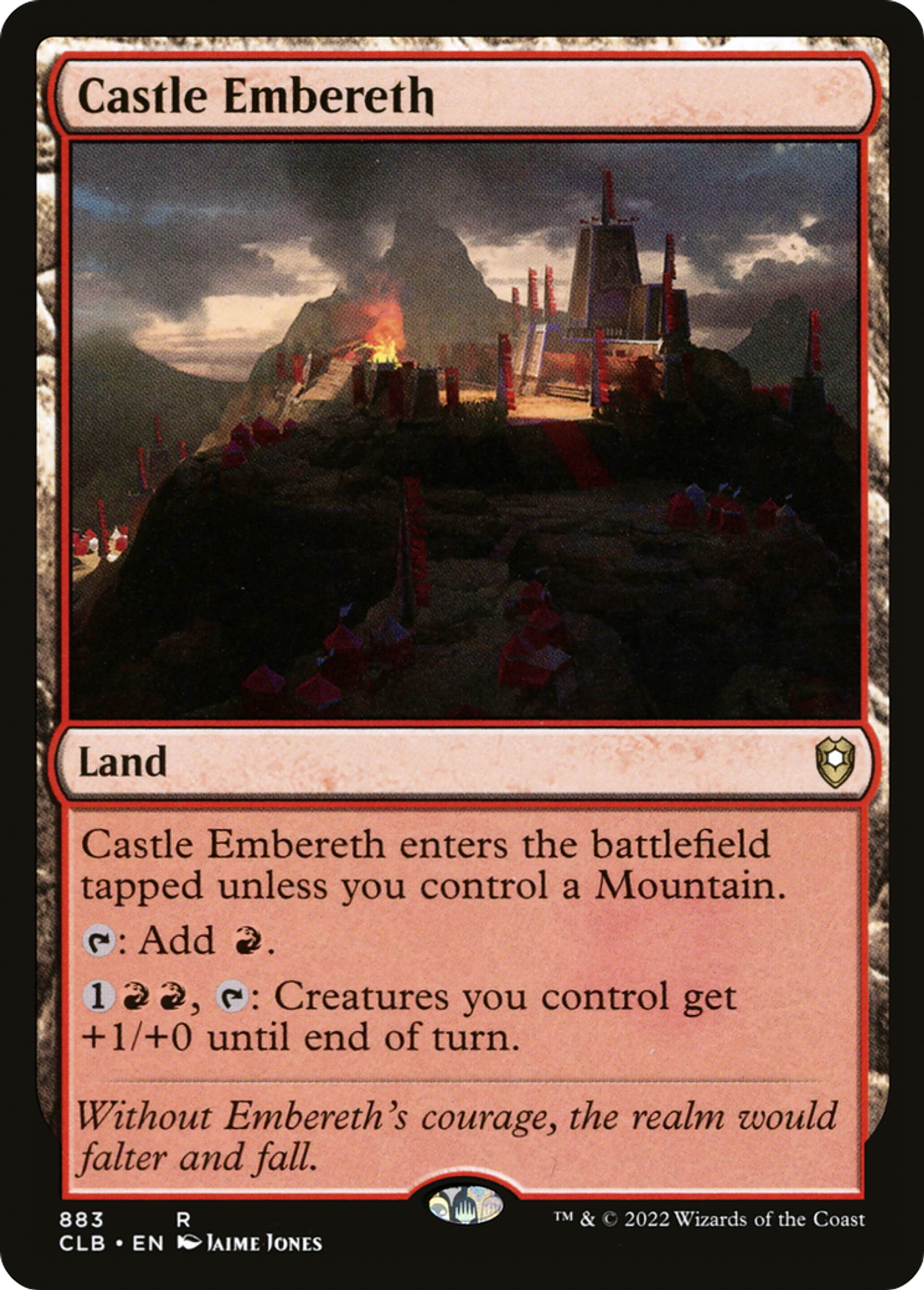 Château Braisereth — Commander Legends: Battle for Baldur's Gate — Magic: The Gathering